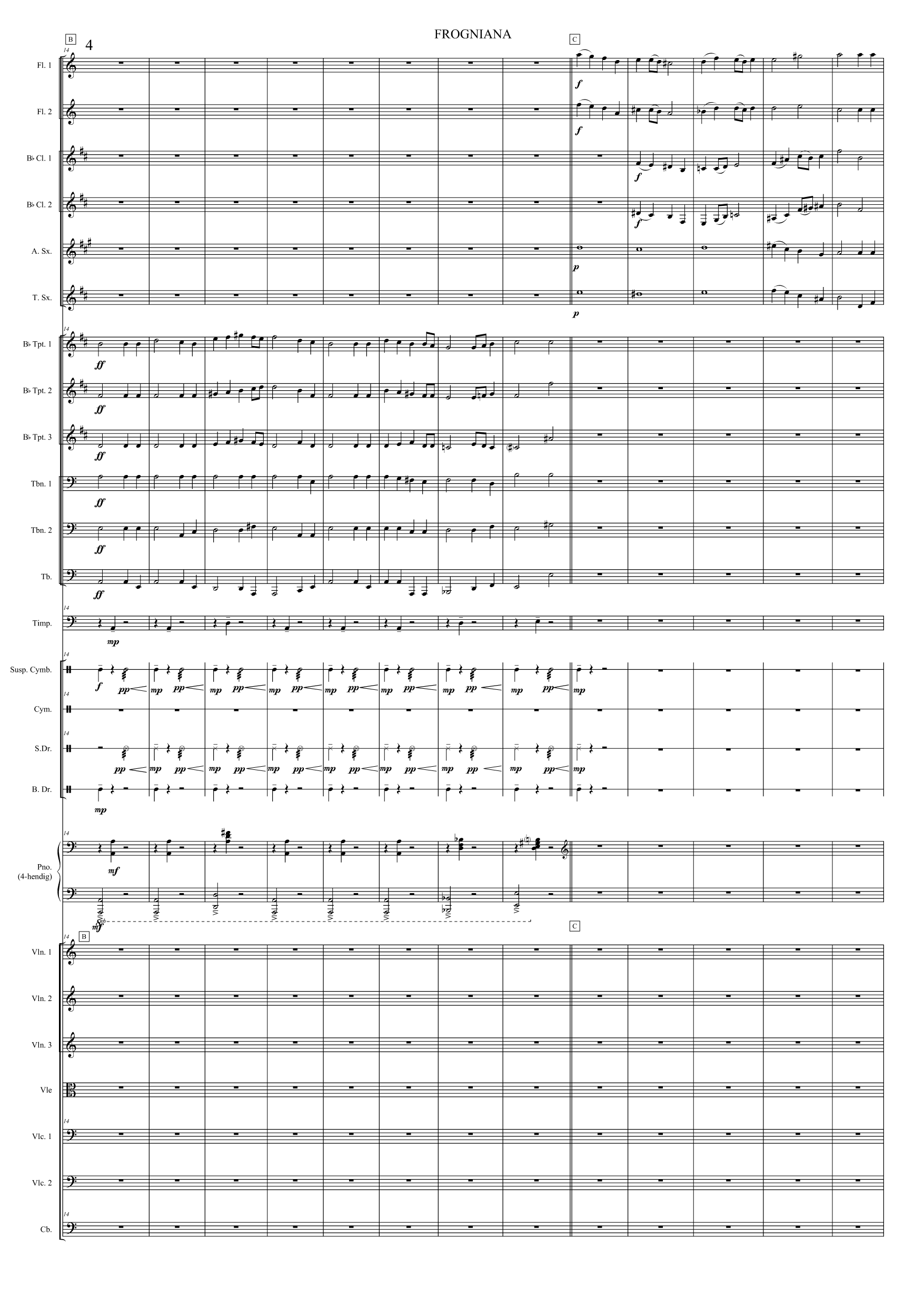 Frogniana - For skoleorkester, op. 49 - Image 4