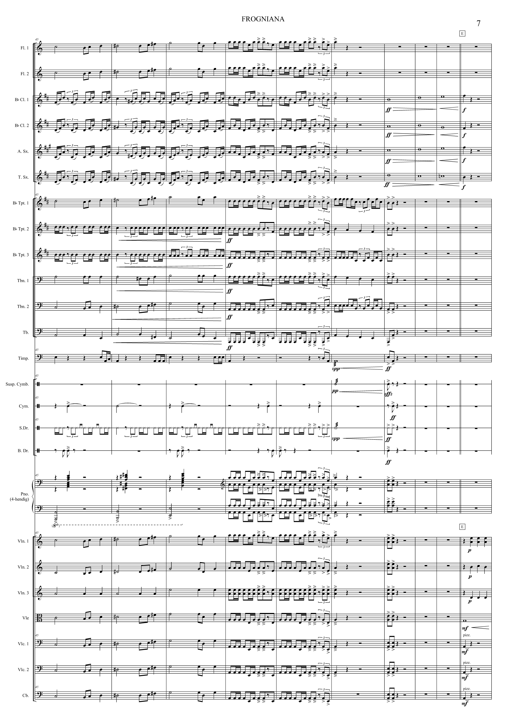 Frogniana - For skoleorkester, op. 49 - Image 7