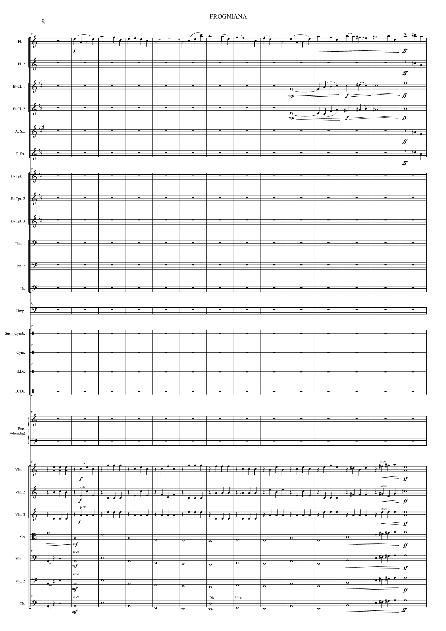 Frogniana - For skoleorkester, op. 49 - Image 8