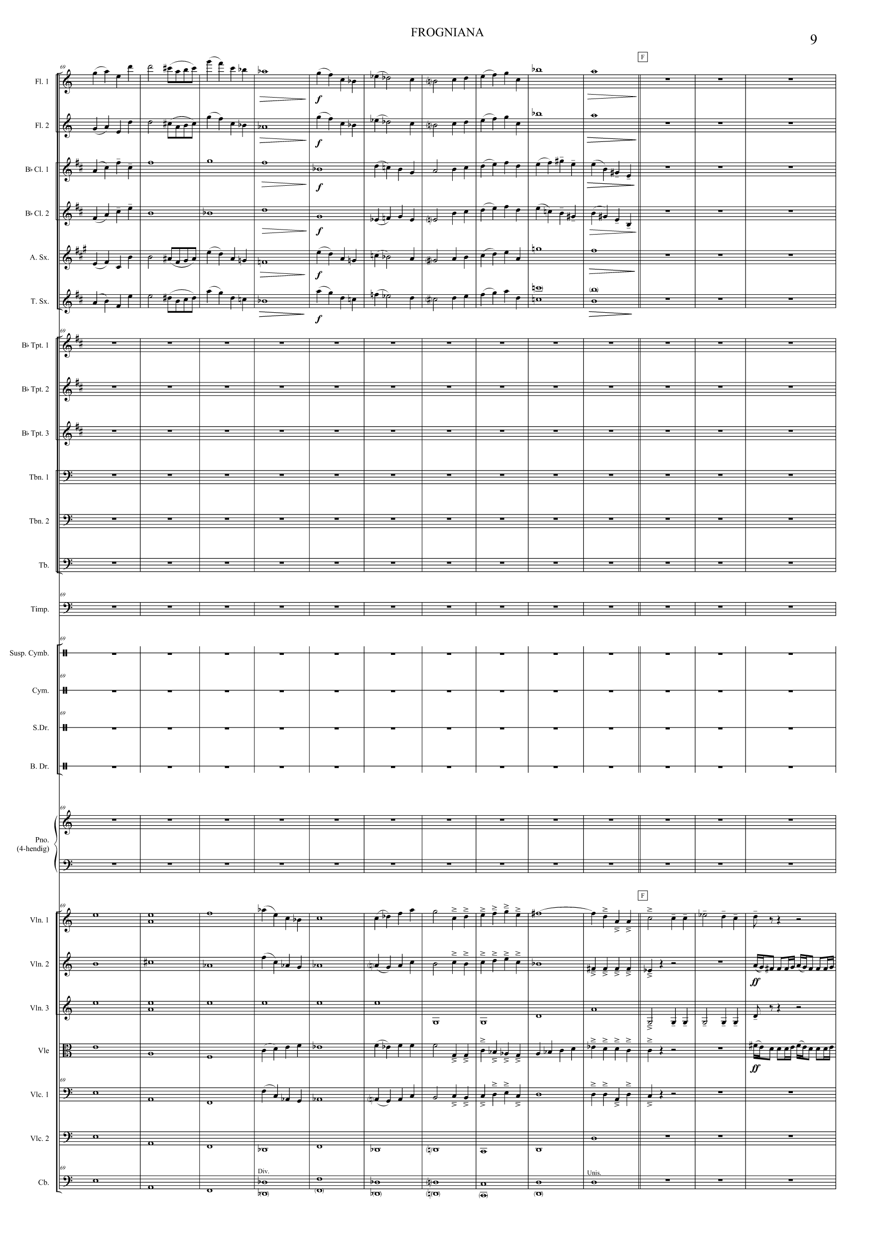 Frogniana - For skoleorkester, op. 49 - Image 9