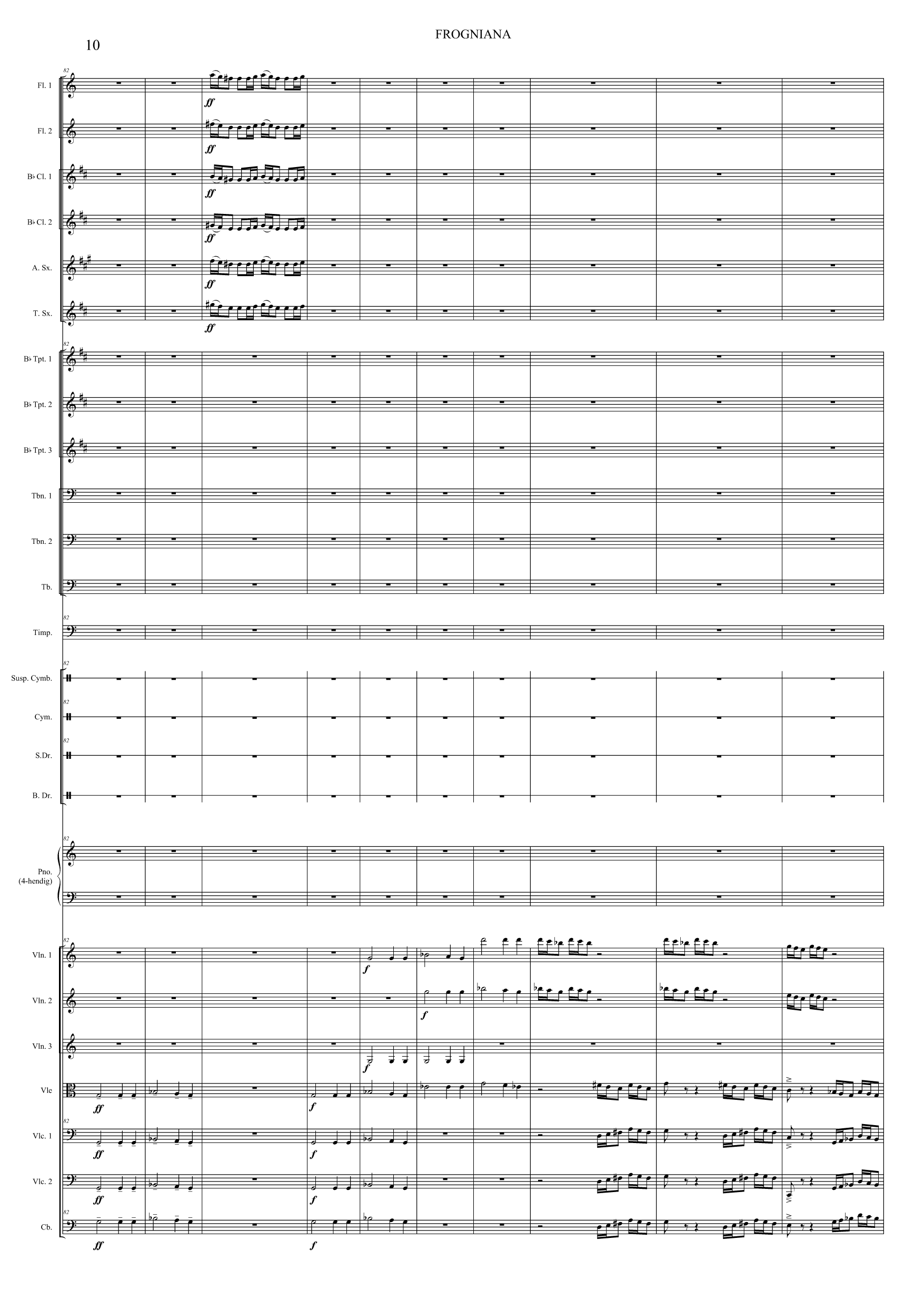 Frogniana - For skoleorkester, op. 49 - Image 10
