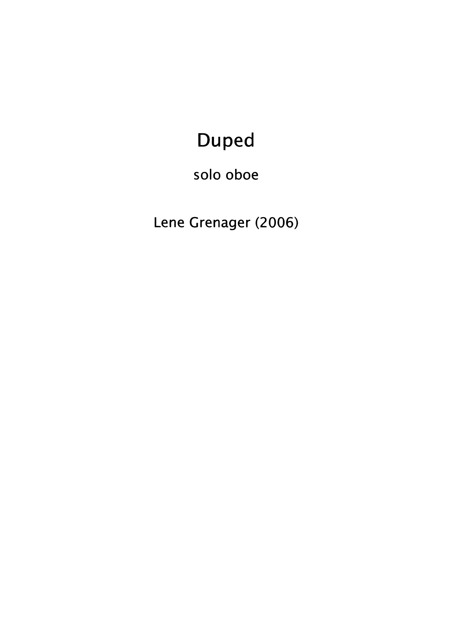 Duped