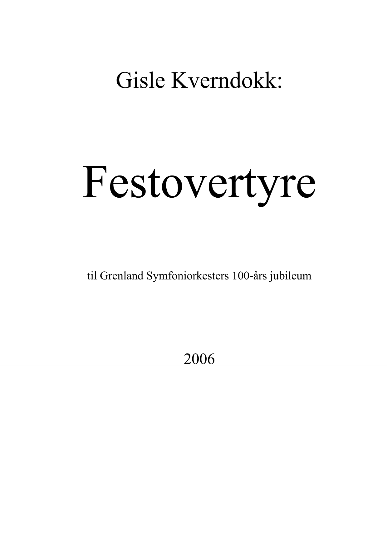 Festouvertyre