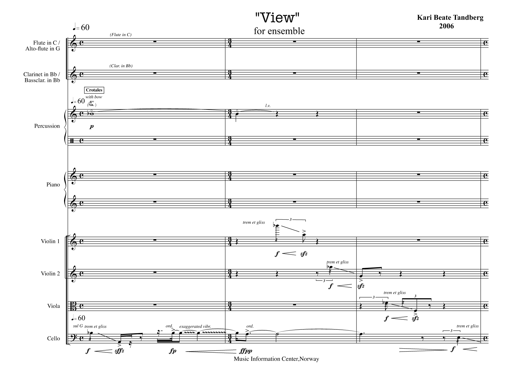 View - For ensemble