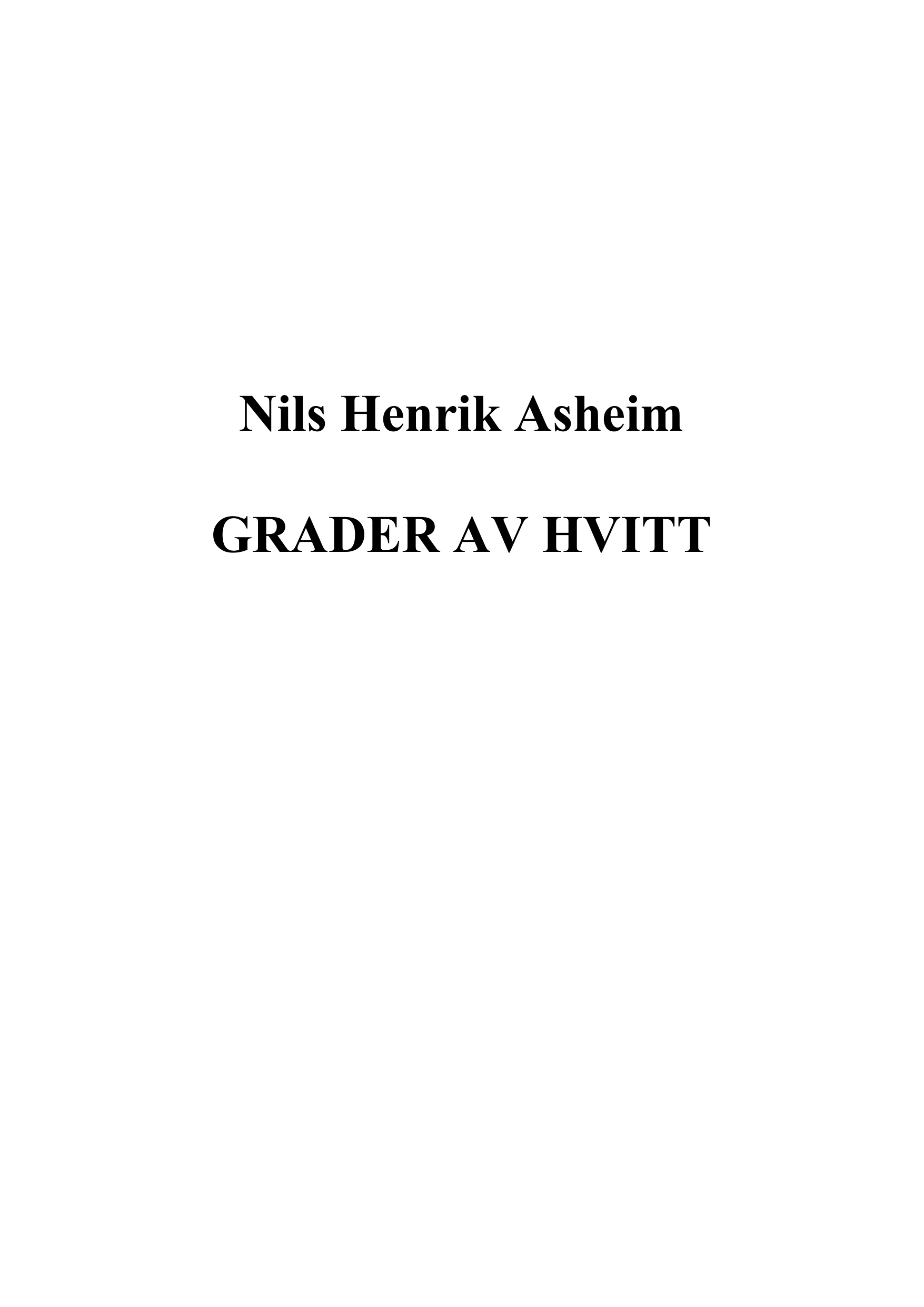Grader av hvitt