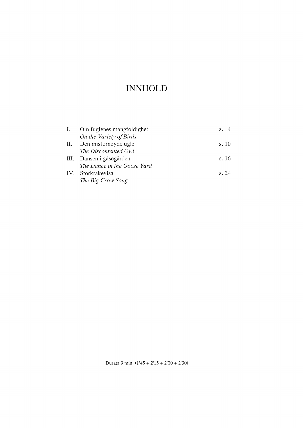 Fantasy on Songs About Birds - Suite for piano four hands, Op. 70 - Image 3