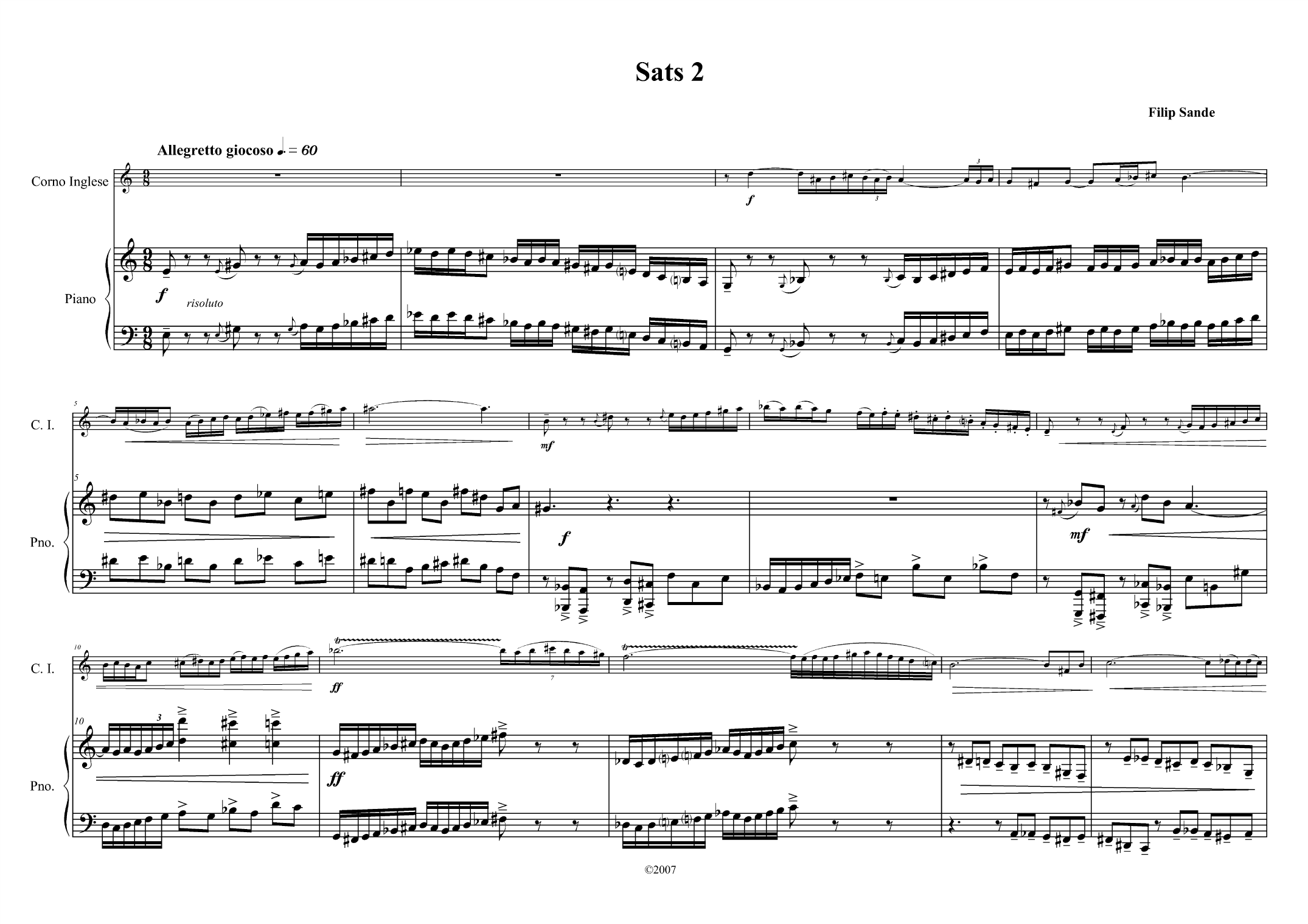 Sonata per corno inglese e pianoforte, op. 68 - Image 7