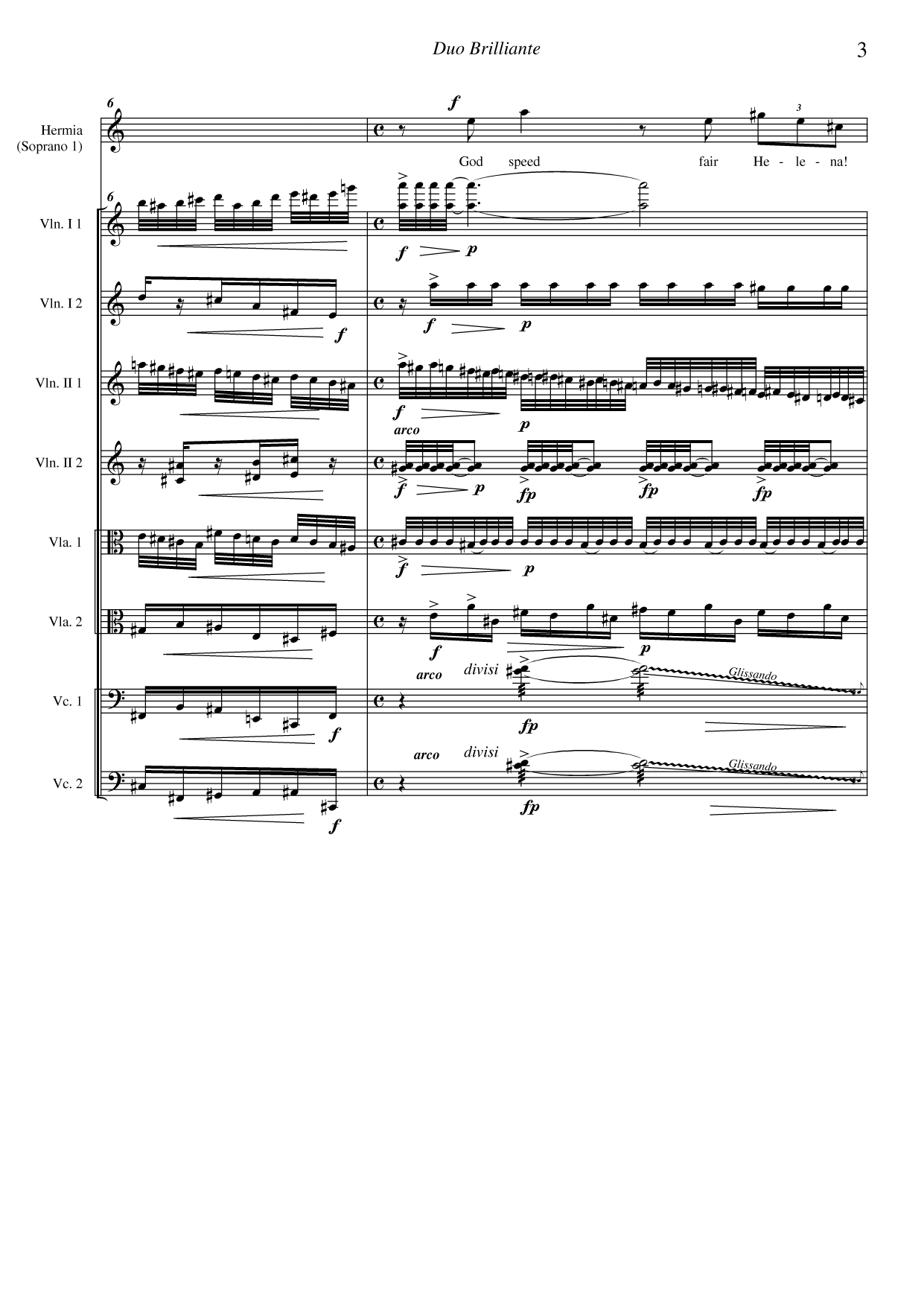Duo Brilliante - Based on act 1, scene 1; Helena, Hemia from "A Midsummer Nights's Dream" by William Shakespeare - Bilde 7