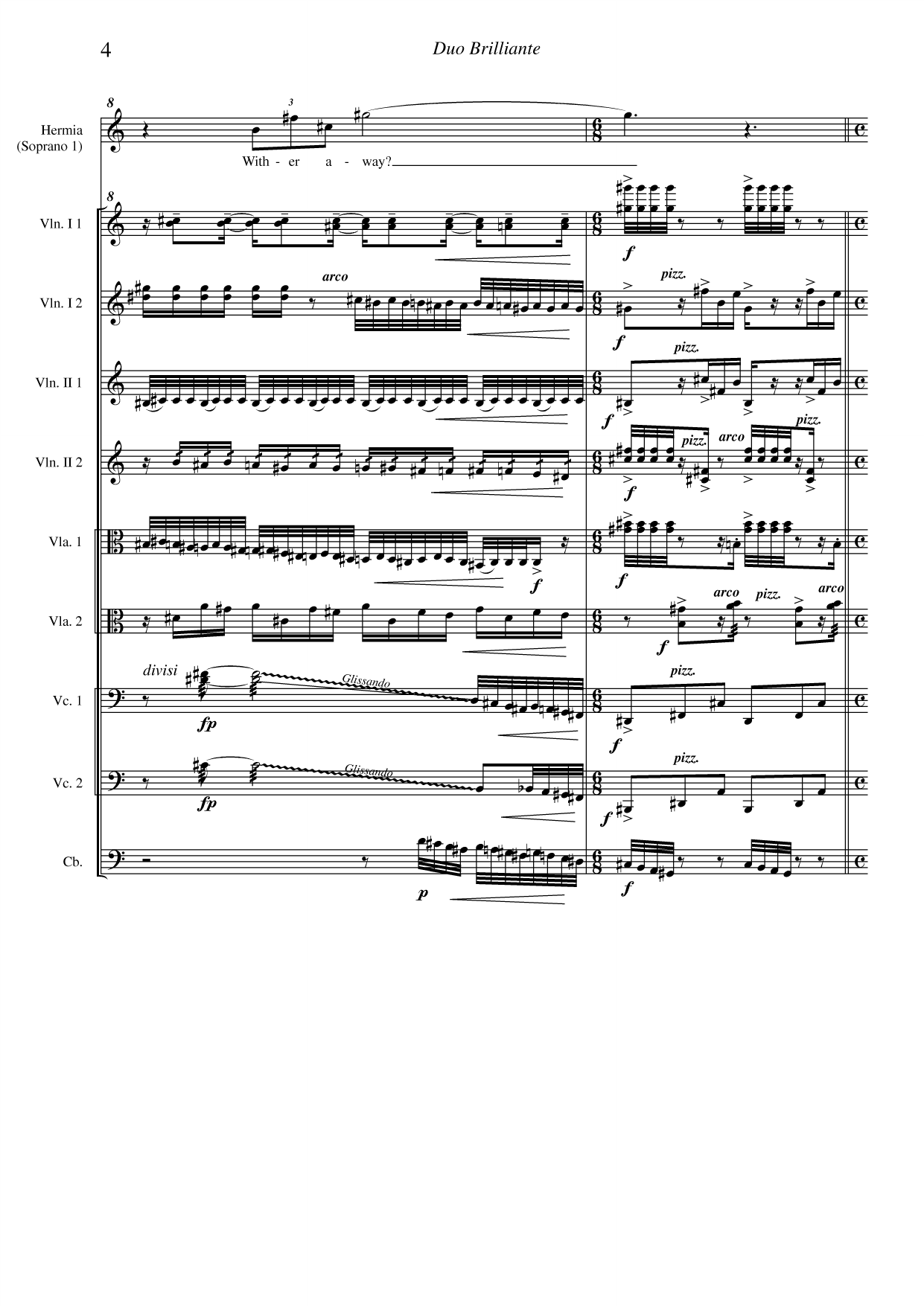 Duo Brilliante - Based on act 1, scene 1; Helena, Hemia from "A Midsummer Nights's Dream" by William Shakespeare - Bilde 8