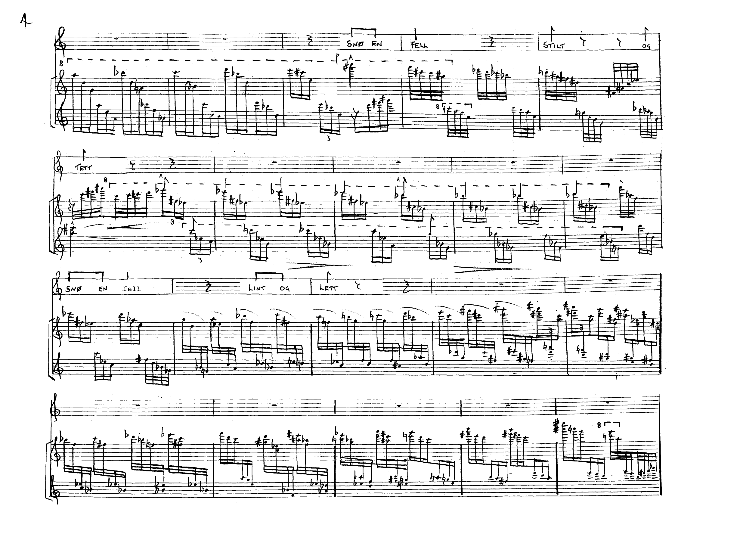 Veslemøy synsk - For mezzo-sopran og klavér - Bilde 8