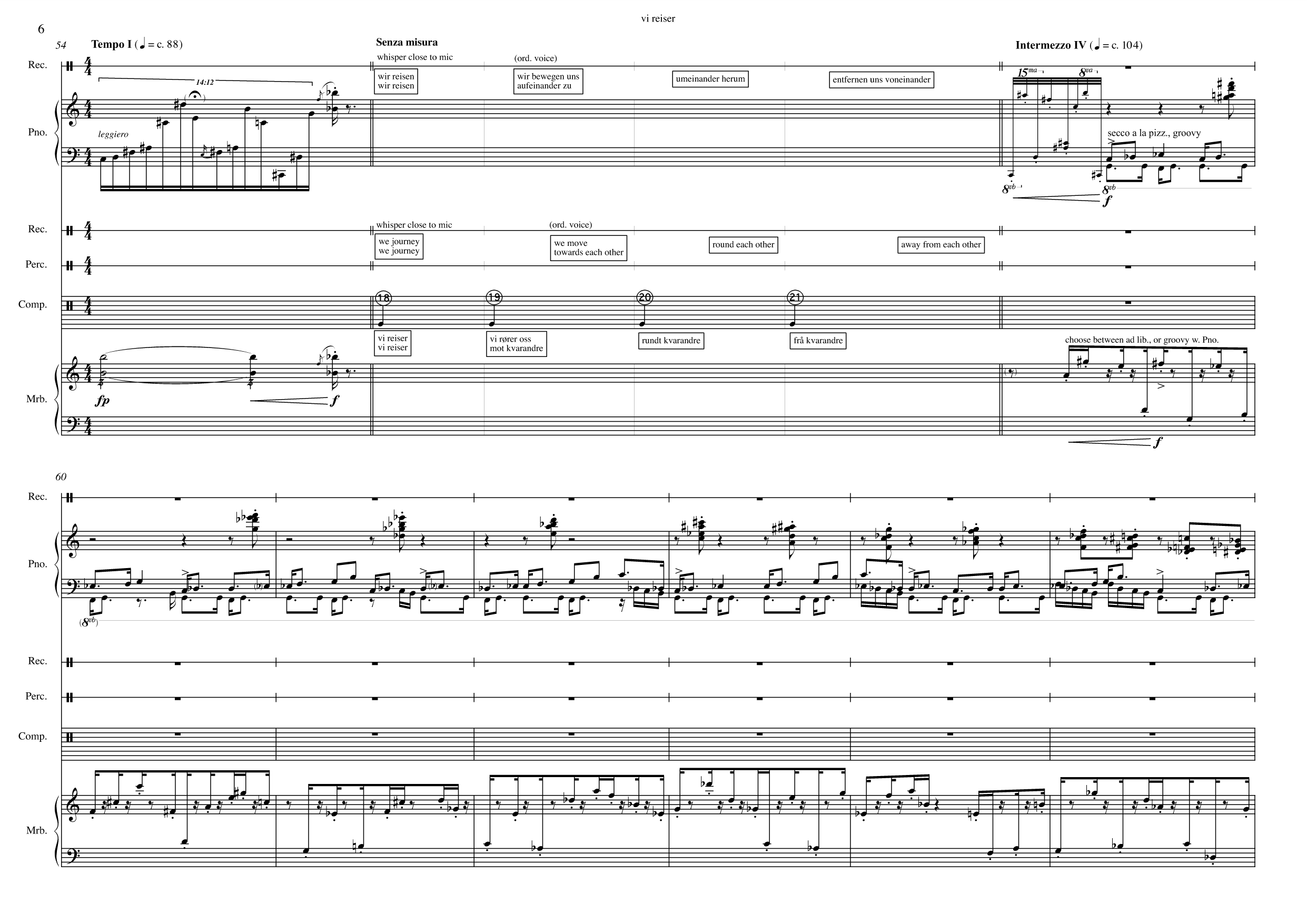We Journey - For piano with recitation and percussion with resitation, computer and amplification - Image 6