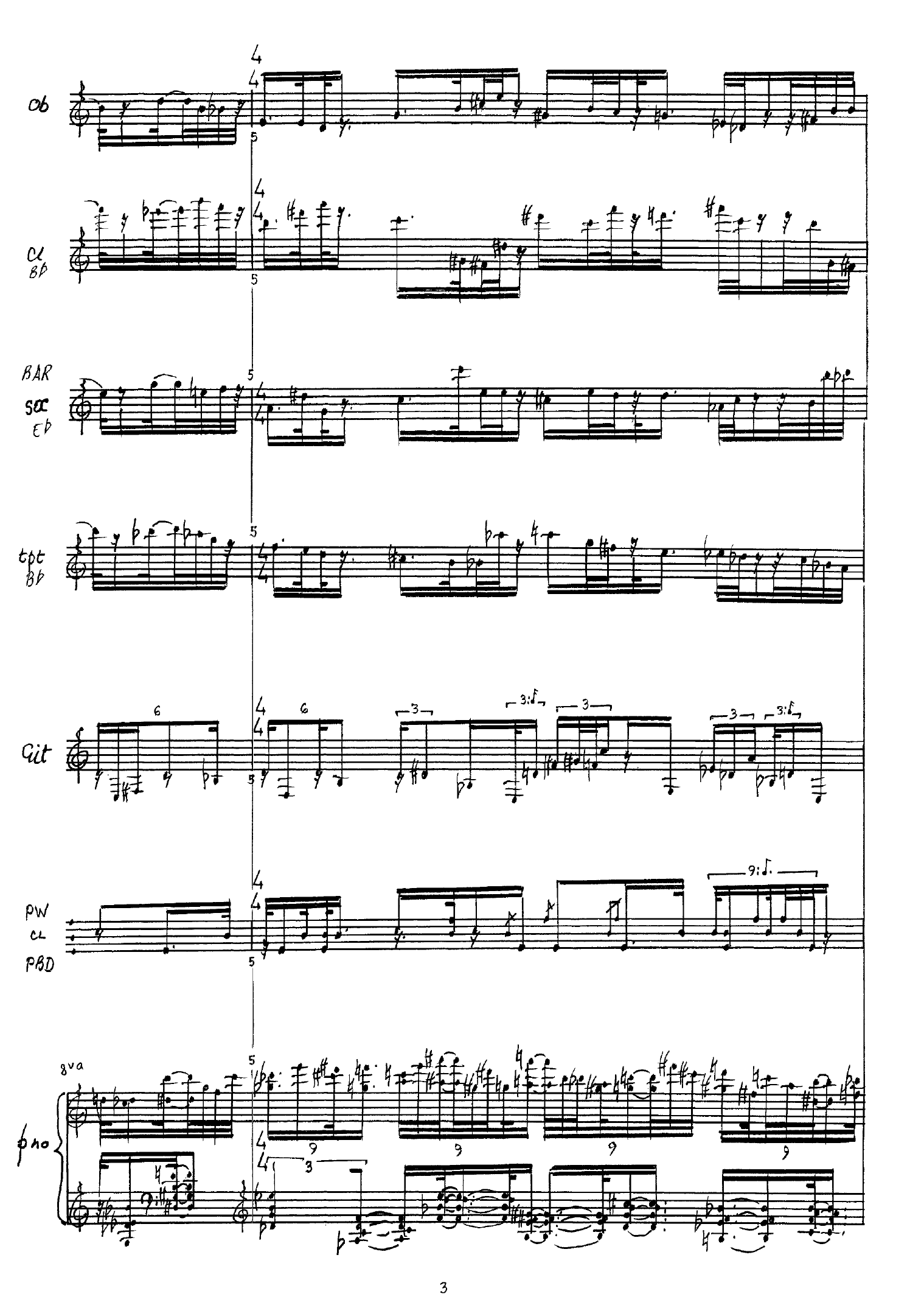 Just When You Thought it Was Safe to Go Out - 14 concertante pieces for ensemble - Image 5
