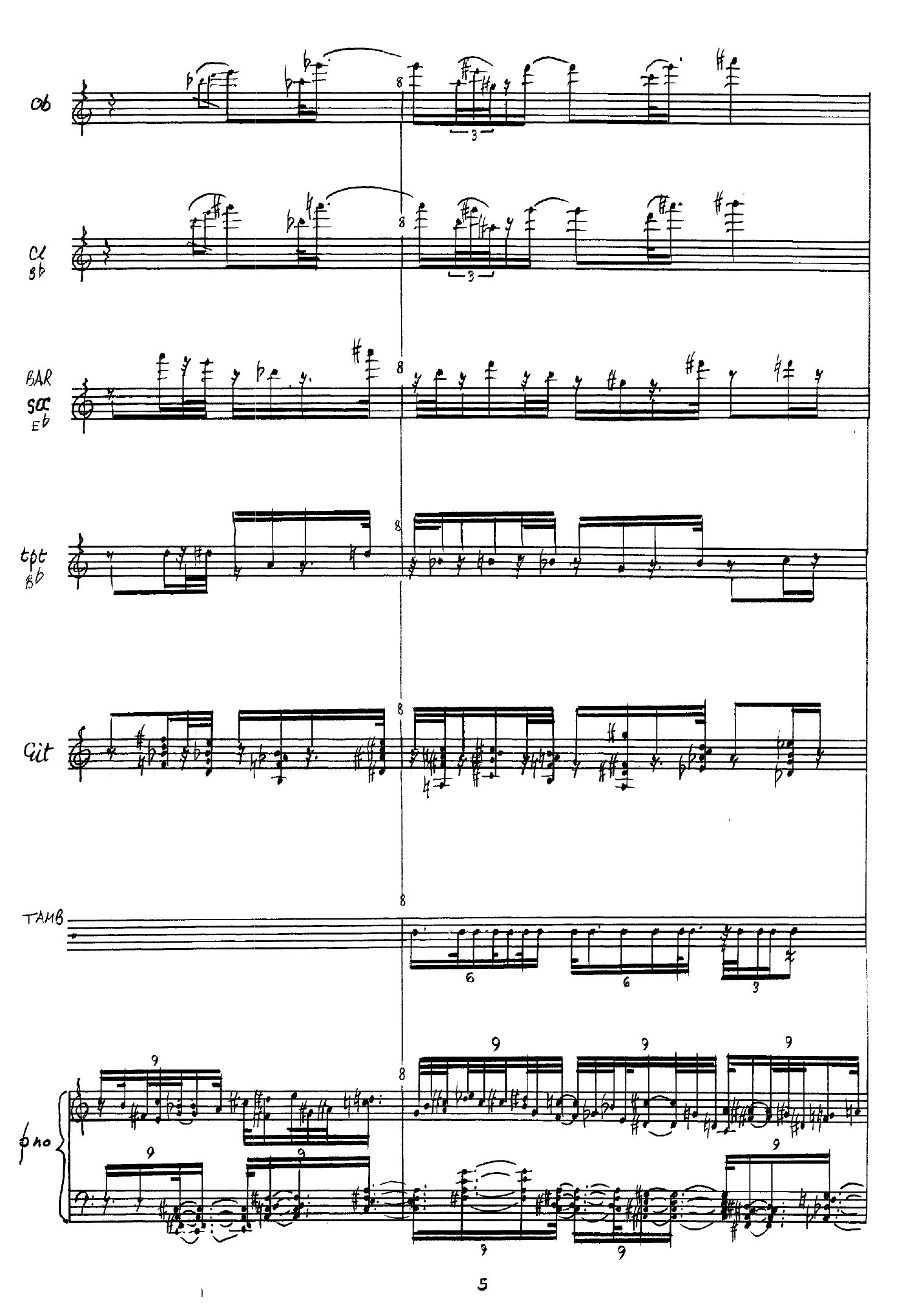 Just When You Thought it Was Safe to Go Out - 14 concertante pieces for ensemble - Image 7