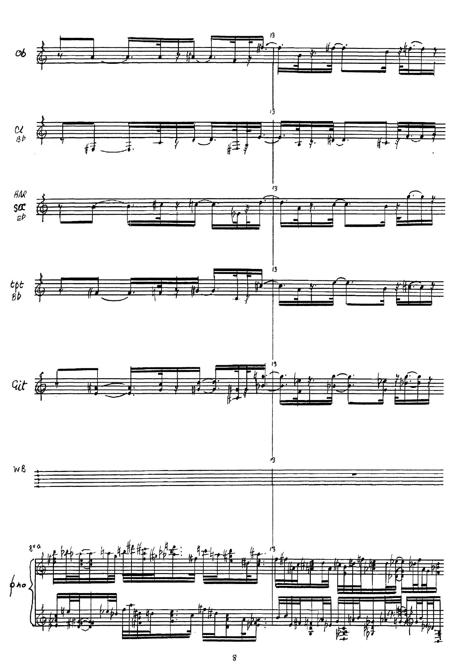Just When You Thought it Was Safe to Go Out - 14 concertante pieces for ensemble - Image 10