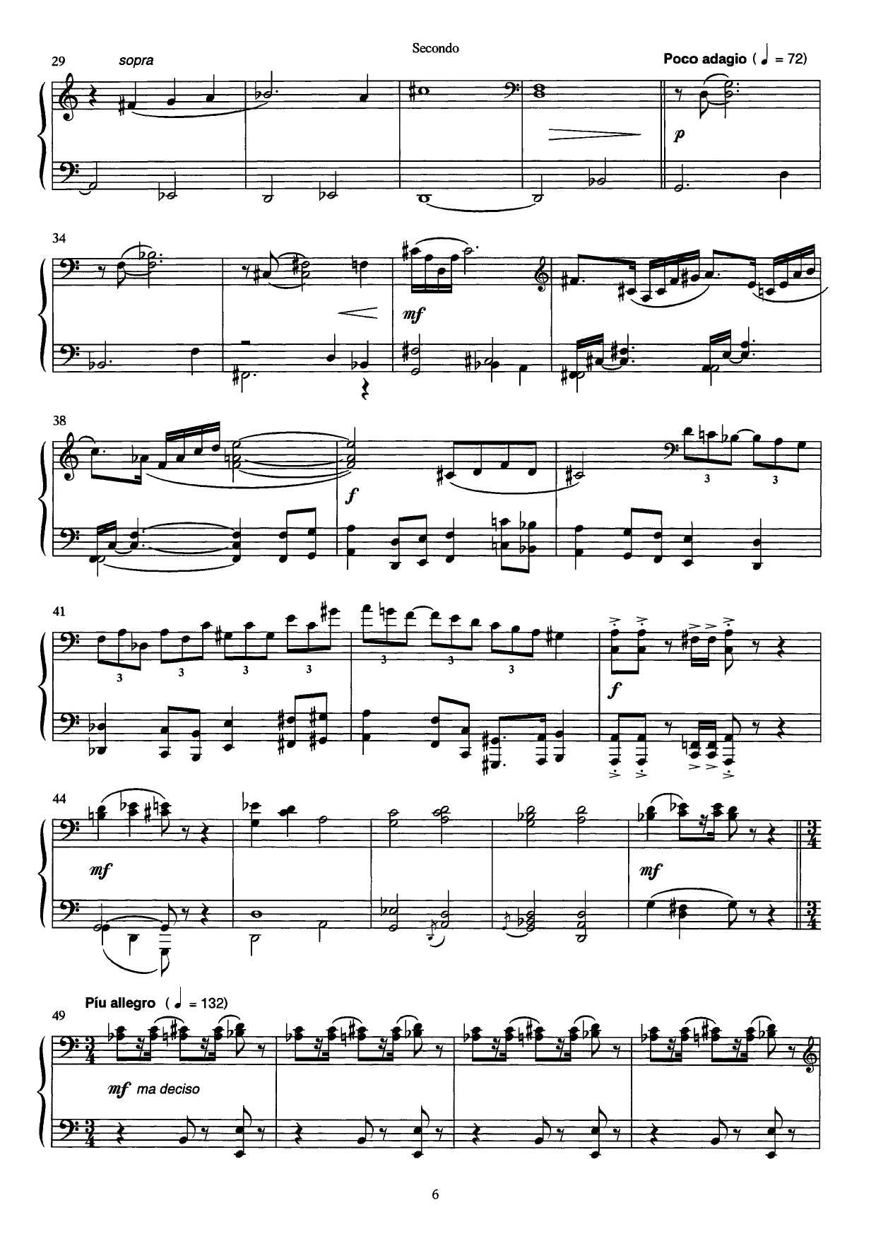 Suite No. 1 - From the Opera Lysistrata : For piano four hands, Op. 71 - Image 6