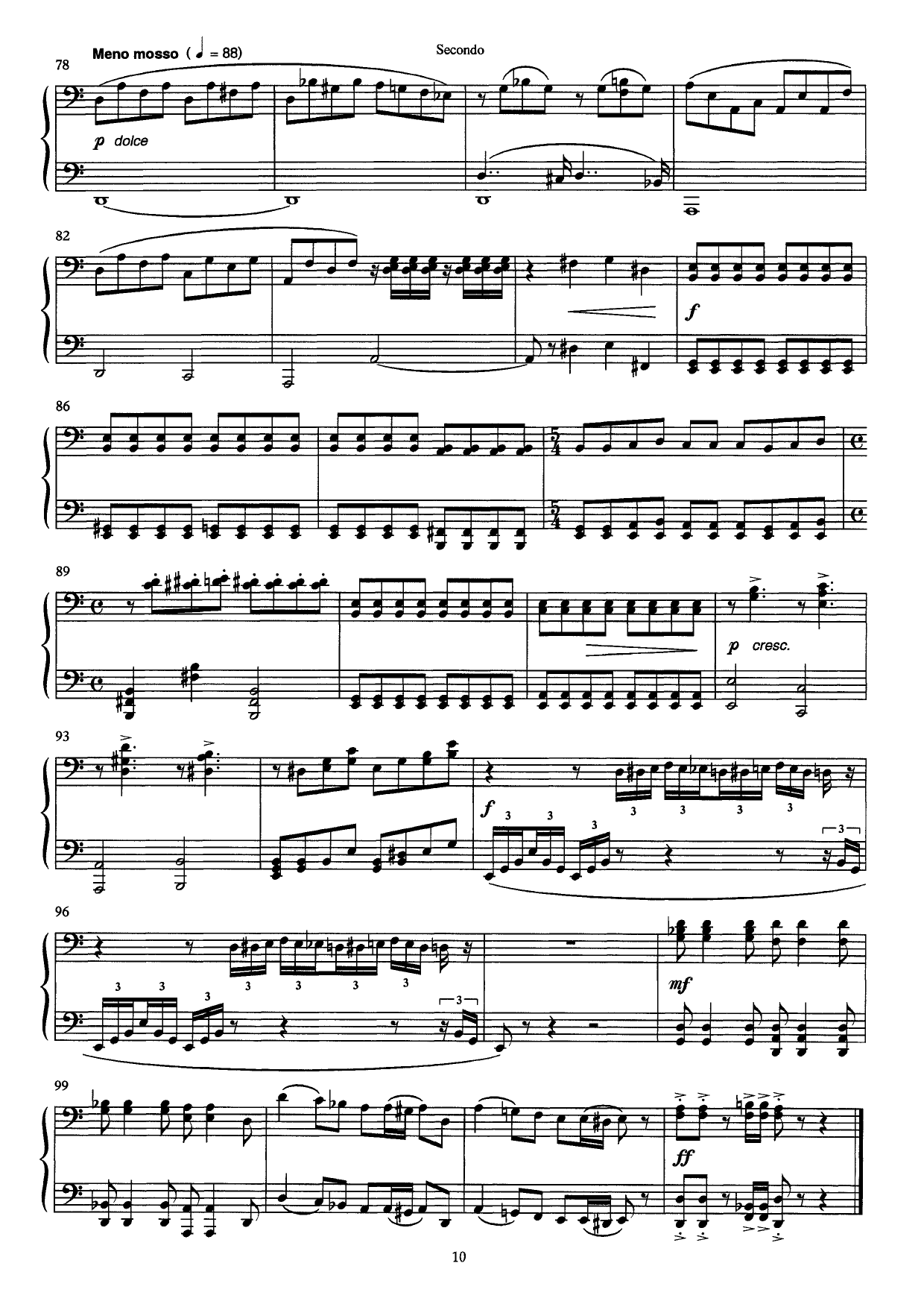 Suite No. 1 - From the Opera Lysistrata : For piano four hands, Op. 71 - Image 10