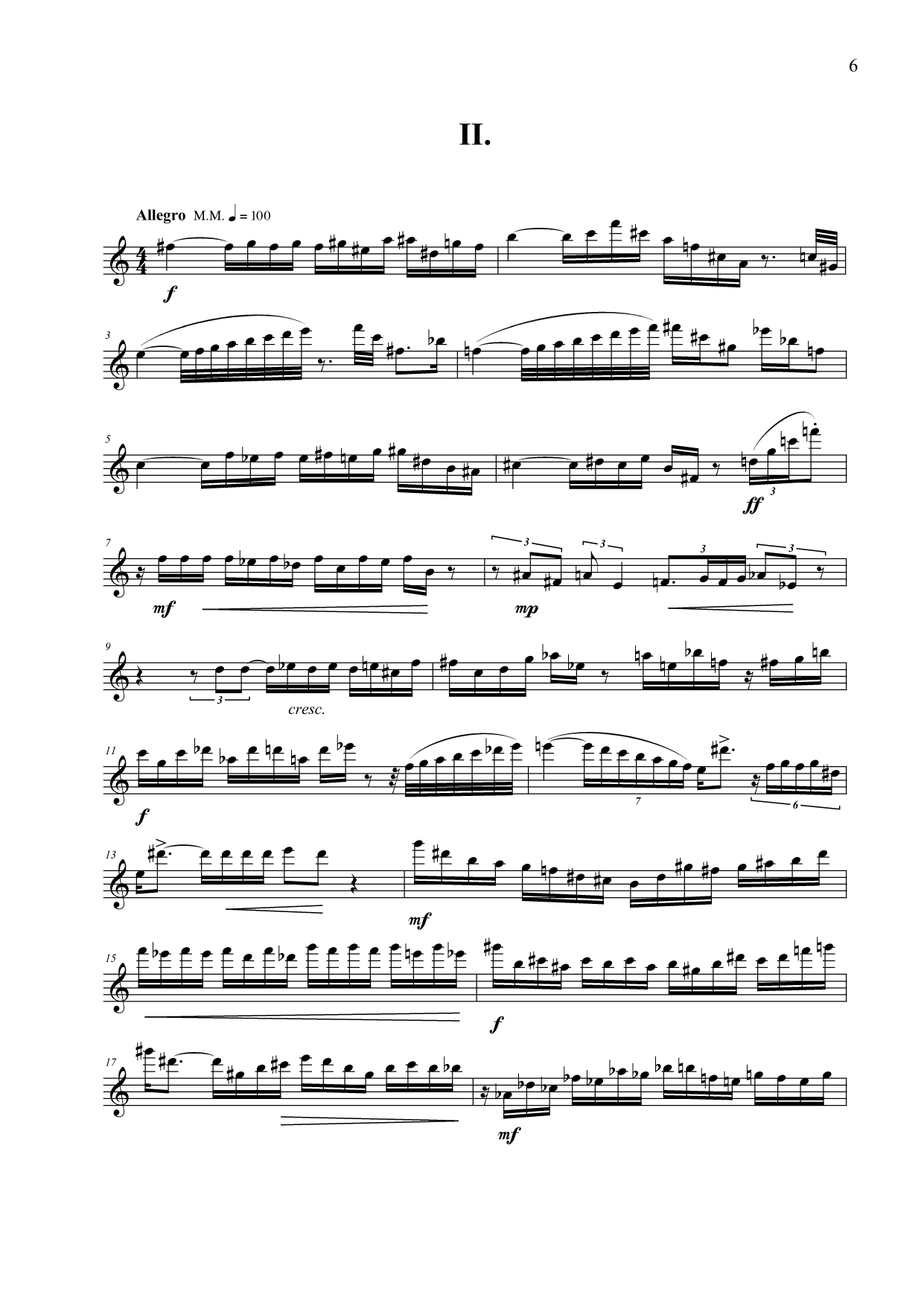 Sonata for flute solo - Image 6