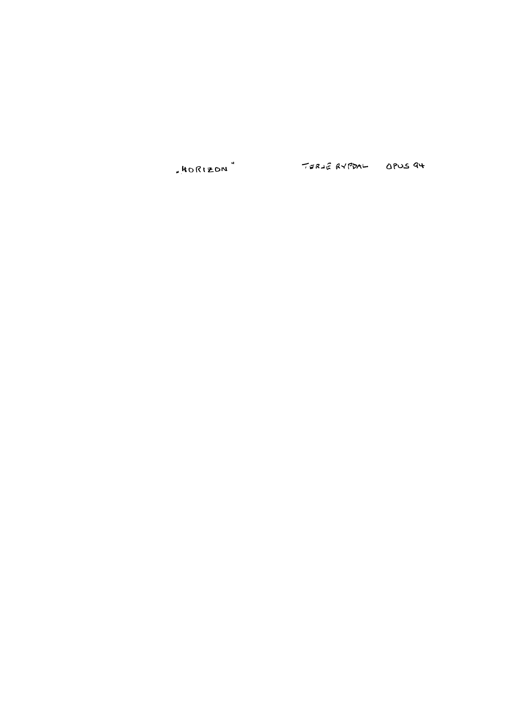 Horizon - For any kind of orchestra with electric guitar - with use of possibly other soloist, Op. 94