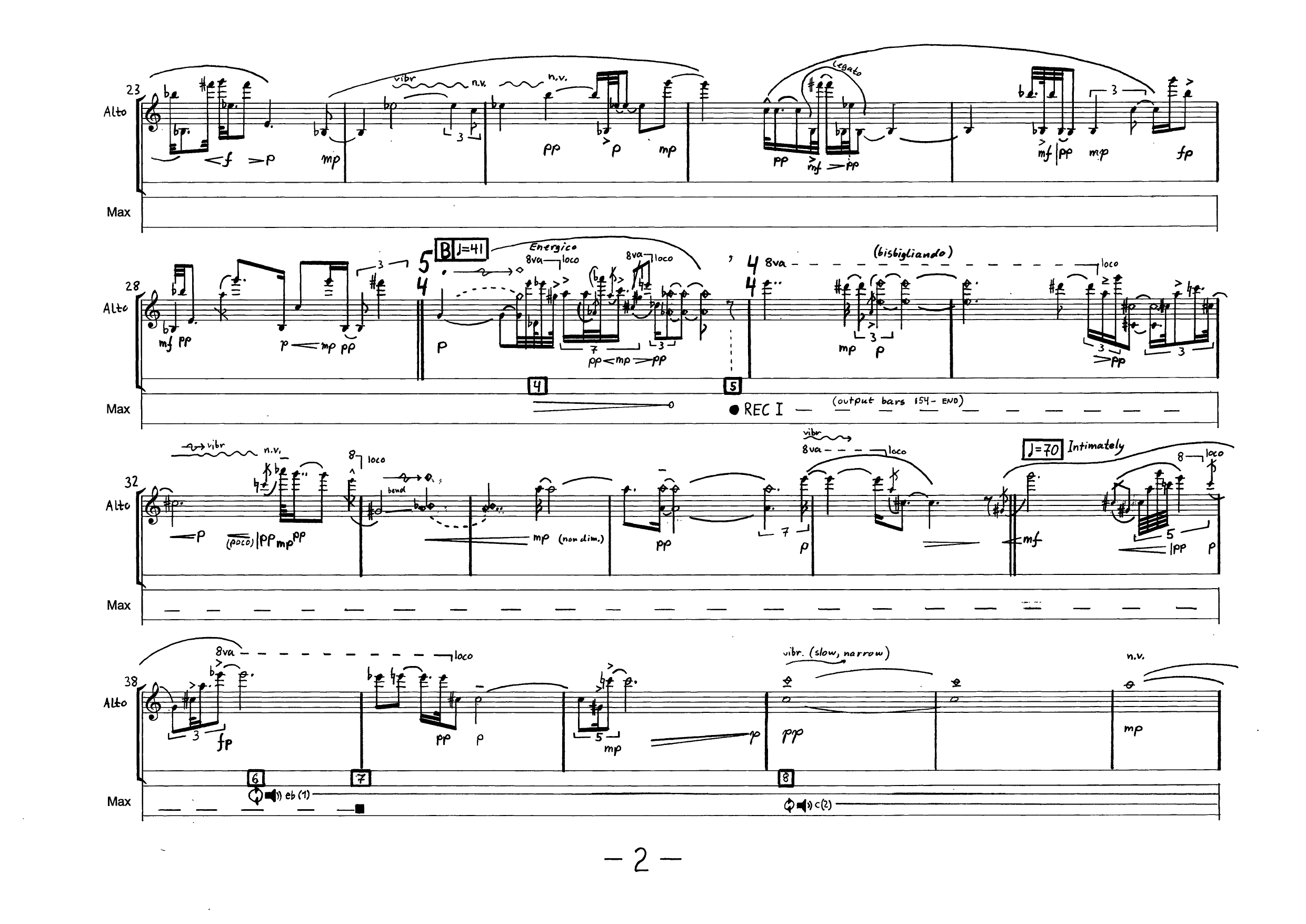 The Day of Happiness - Saxophone solo and live electronics - Image 4