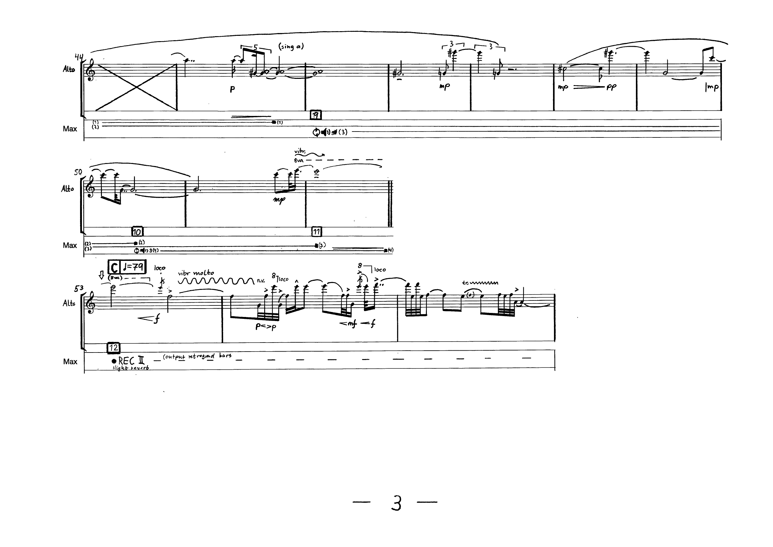 The Day of Happiness - Saxophone solo and live electronics - Image 5