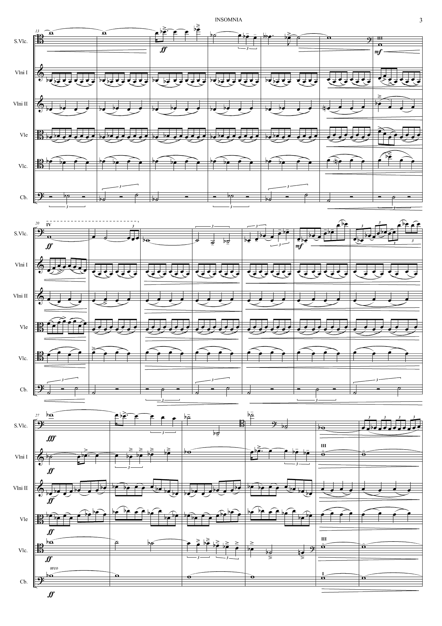 Insomnia - For solo cello og strykeorkester, op. 80 - Image 3
