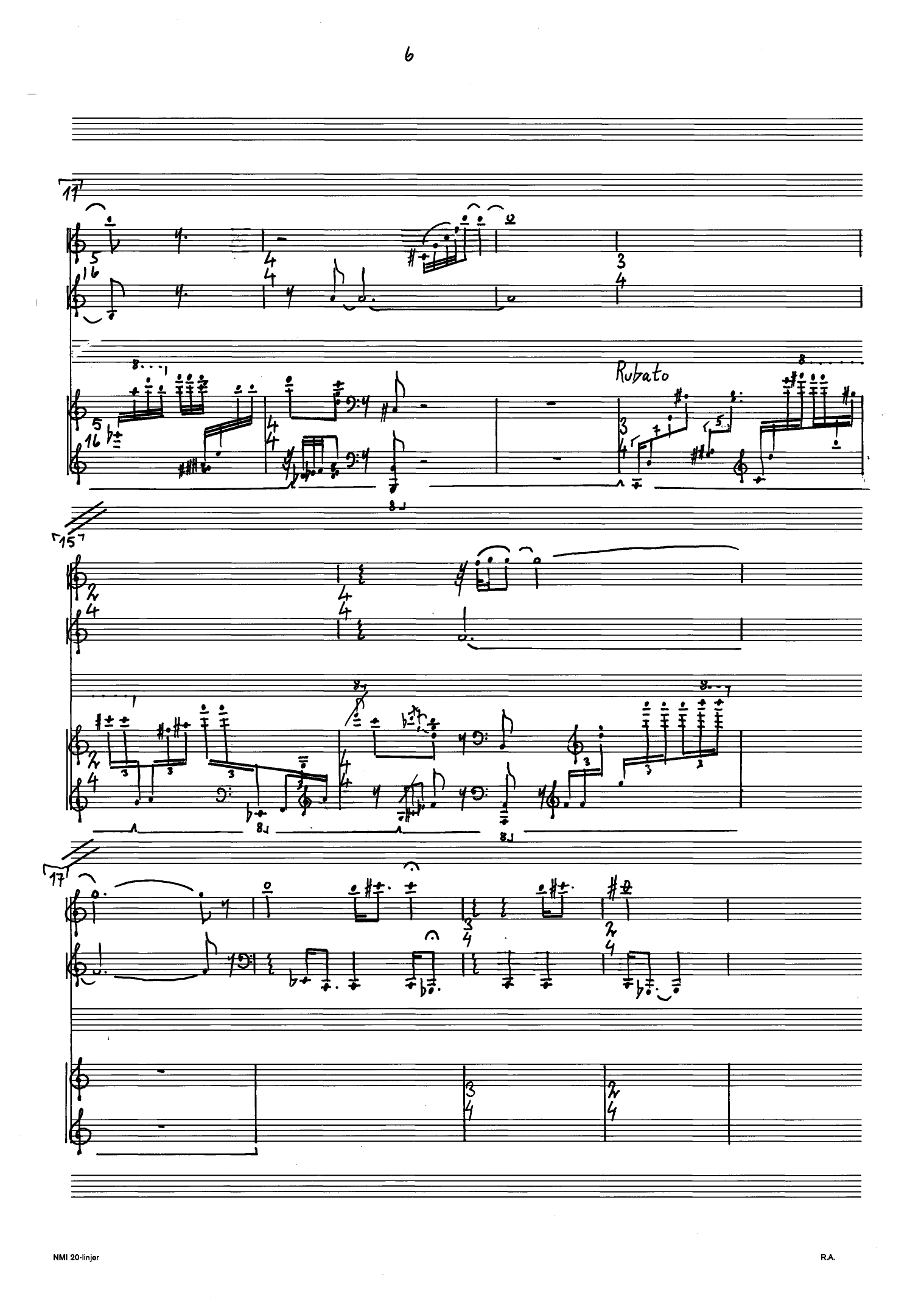 Trio Hamlet - For flute/bass flute, bassoon and piano - Image 8