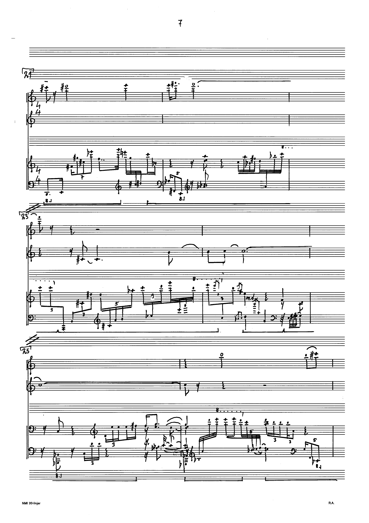 Trio Hamlet - For flute/bass flute, bassoon and piano - Image 9