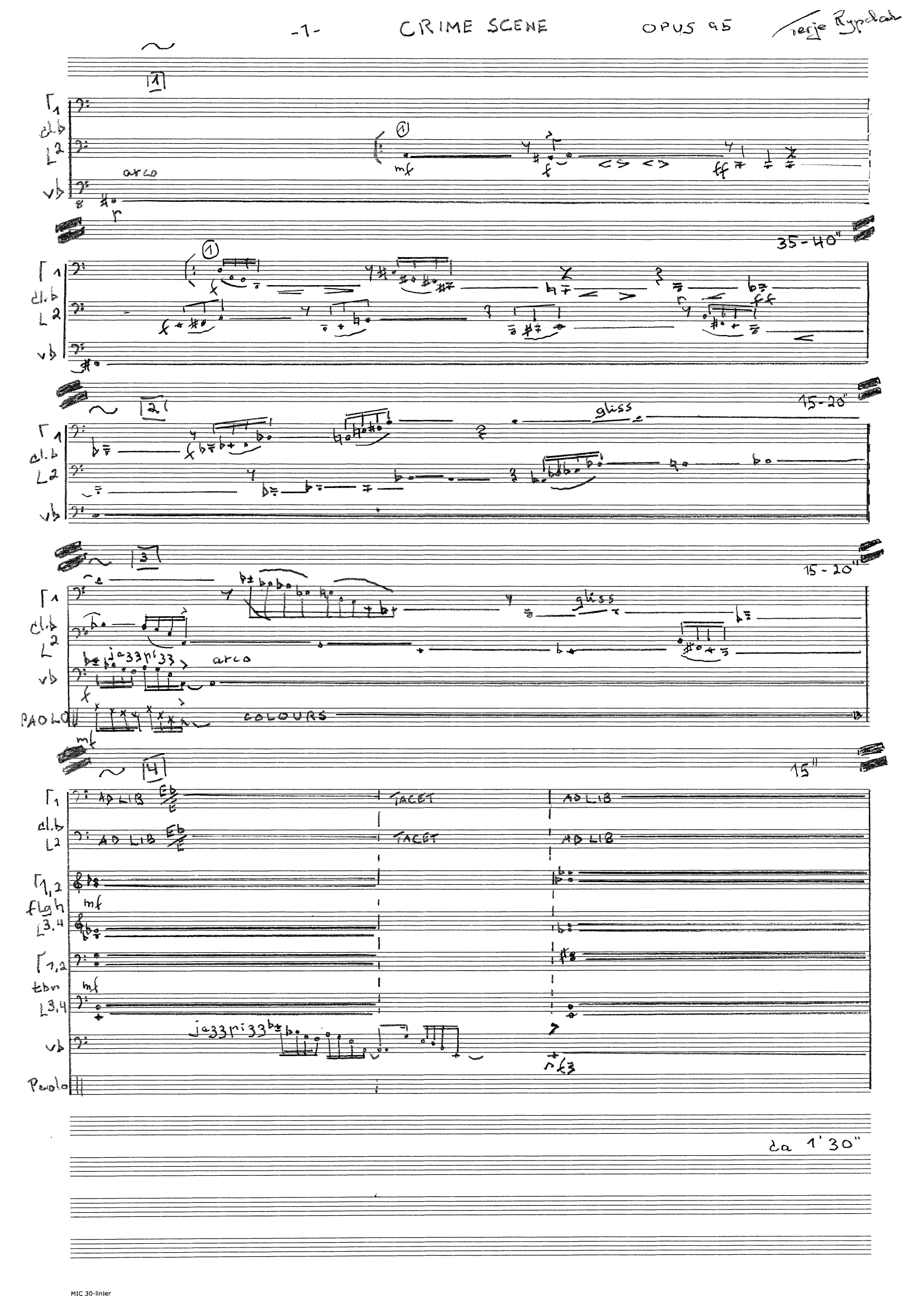 Crime Scene, op. 95