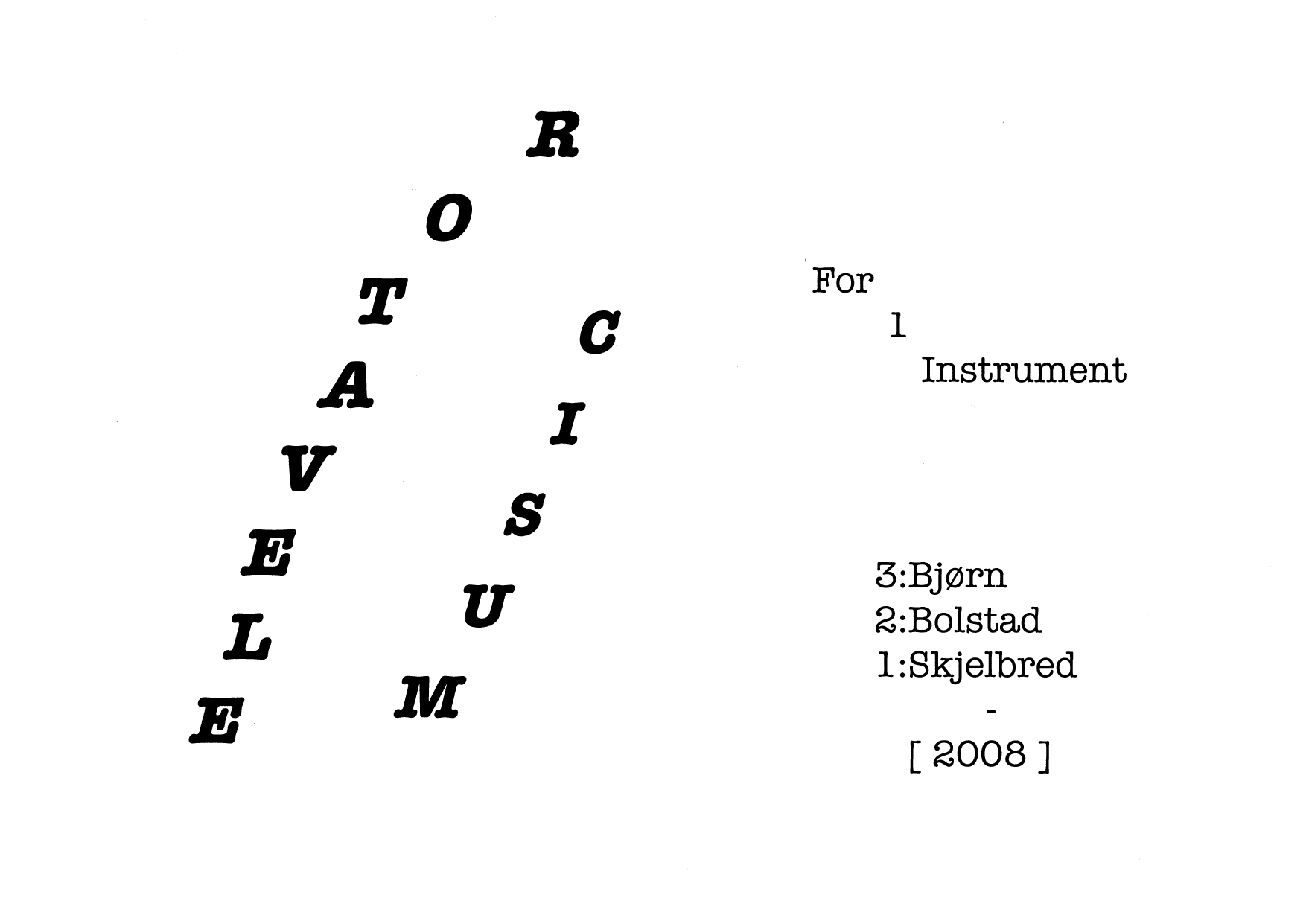Elevator music - For one instrument