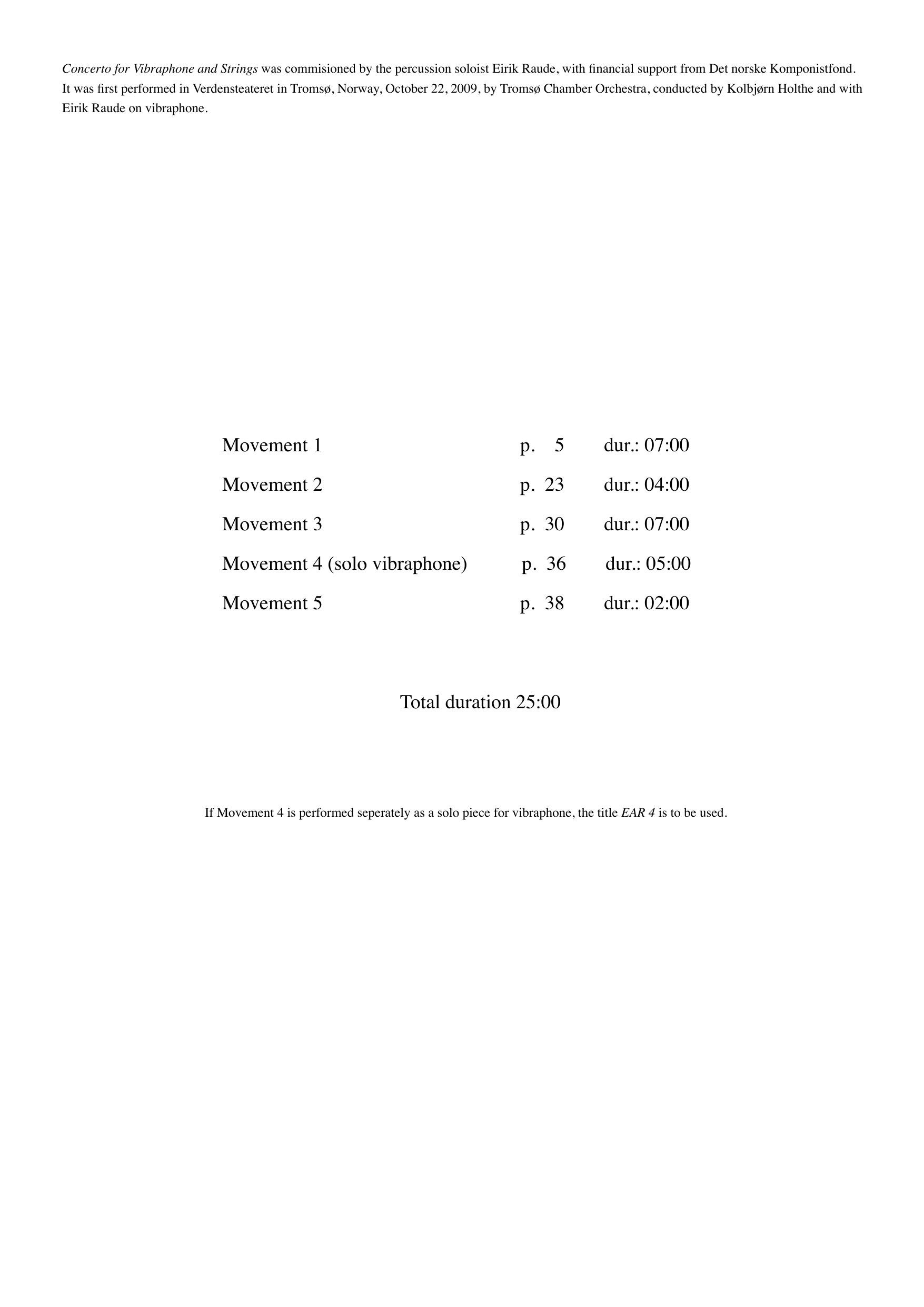 Concerto for Vibraphone and Strings - Bilde 2