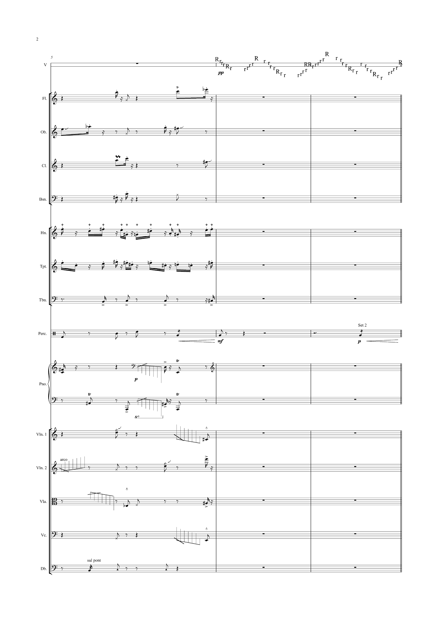 Steal, stole, stolen - For voice and sinfonietta - Image 6