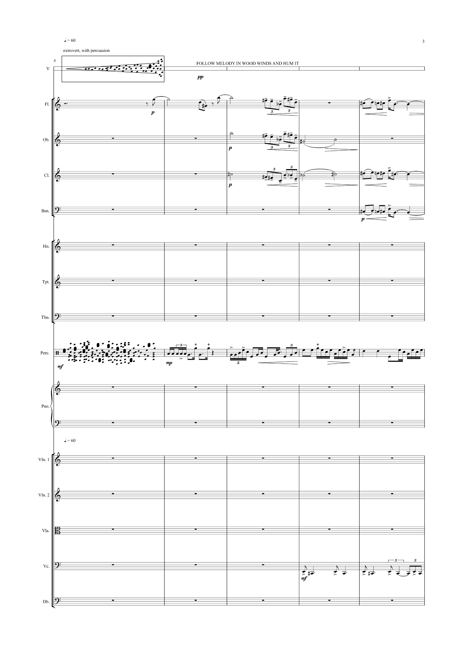 Steal, stole, stolen - For voice and sinfonietta - Image 7