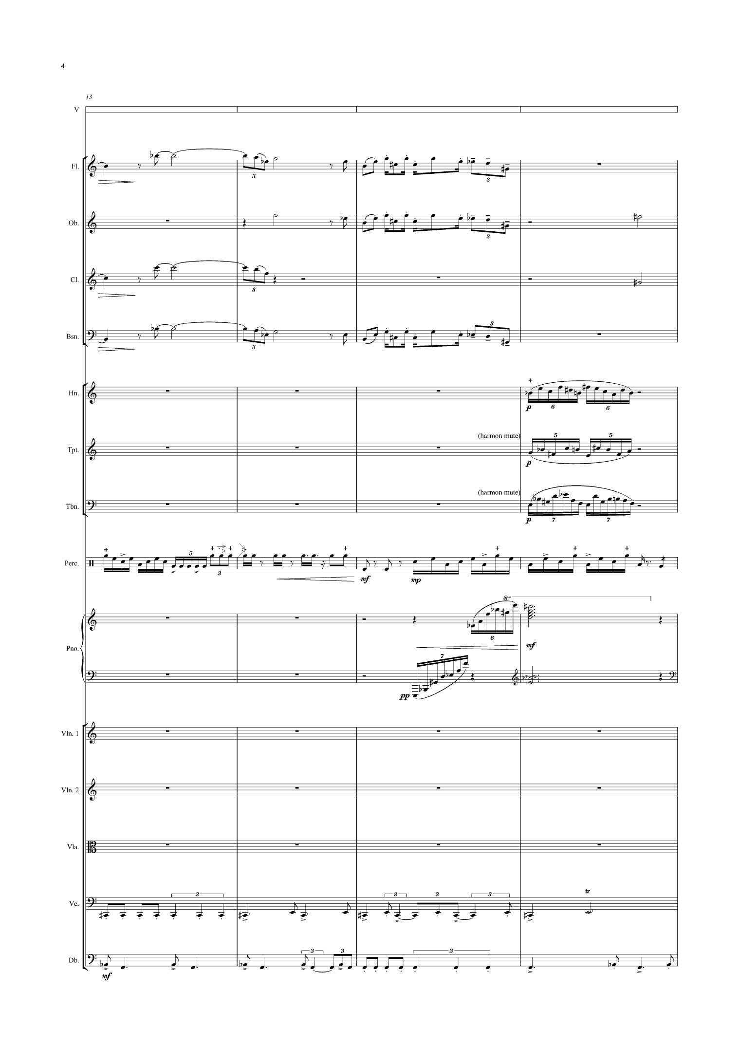 Steal, stole, stolen - For voice and sinfonietta - Image 8