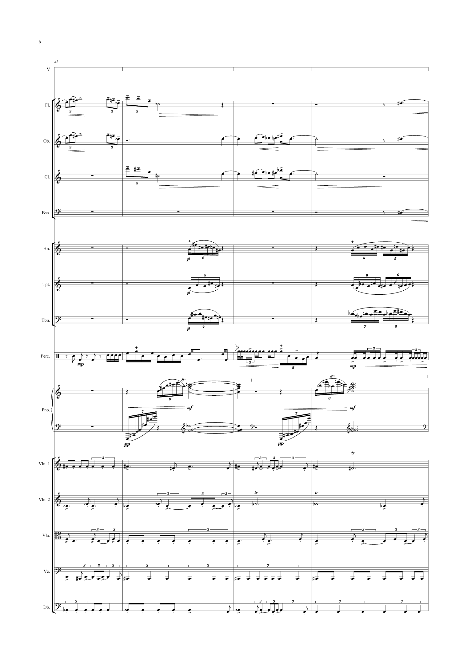 Steal, stole, stolen - For voice and sinfonietta - Image 10