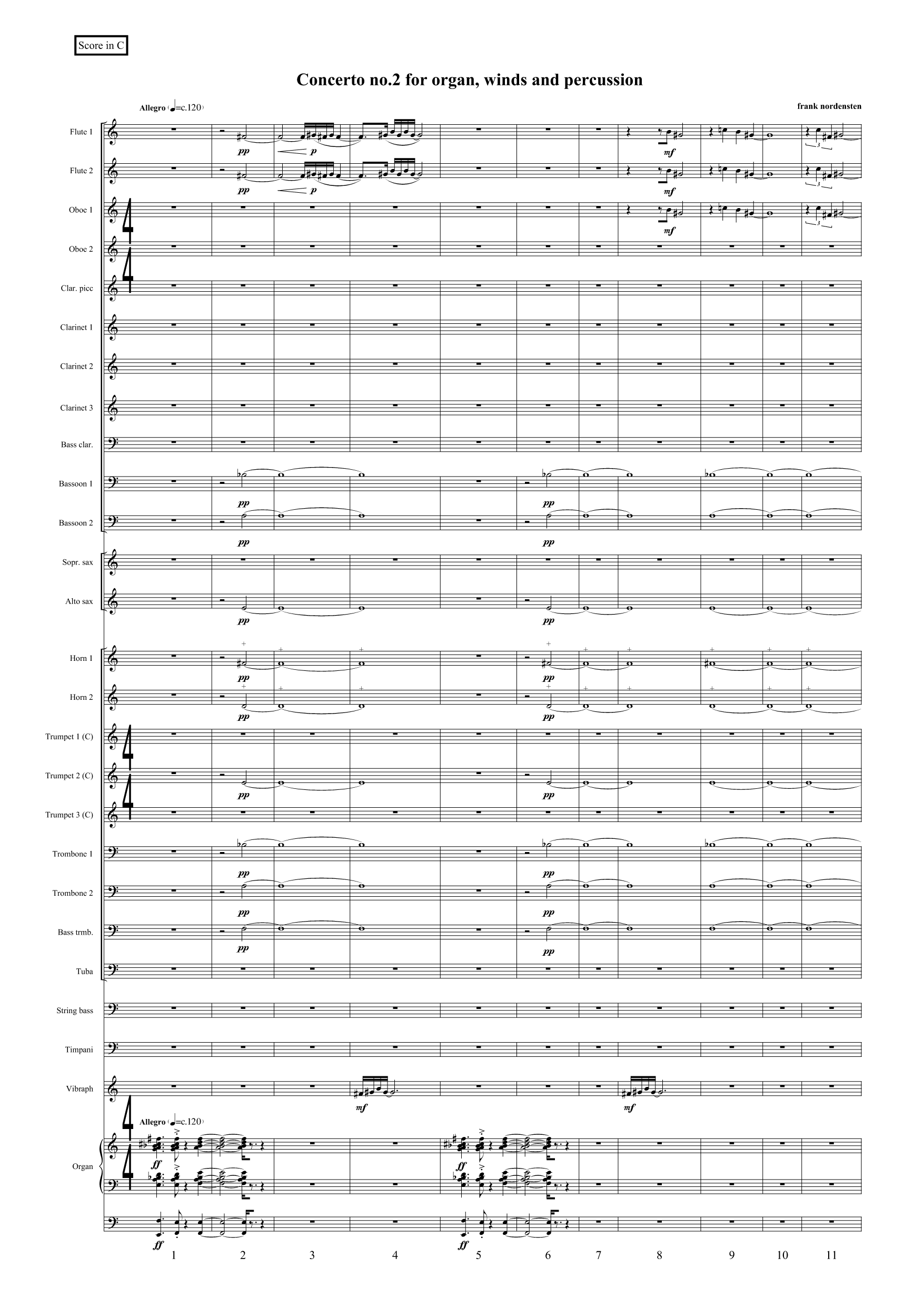 Concerto no. 2 - For organ, winds and percussion - Image 3