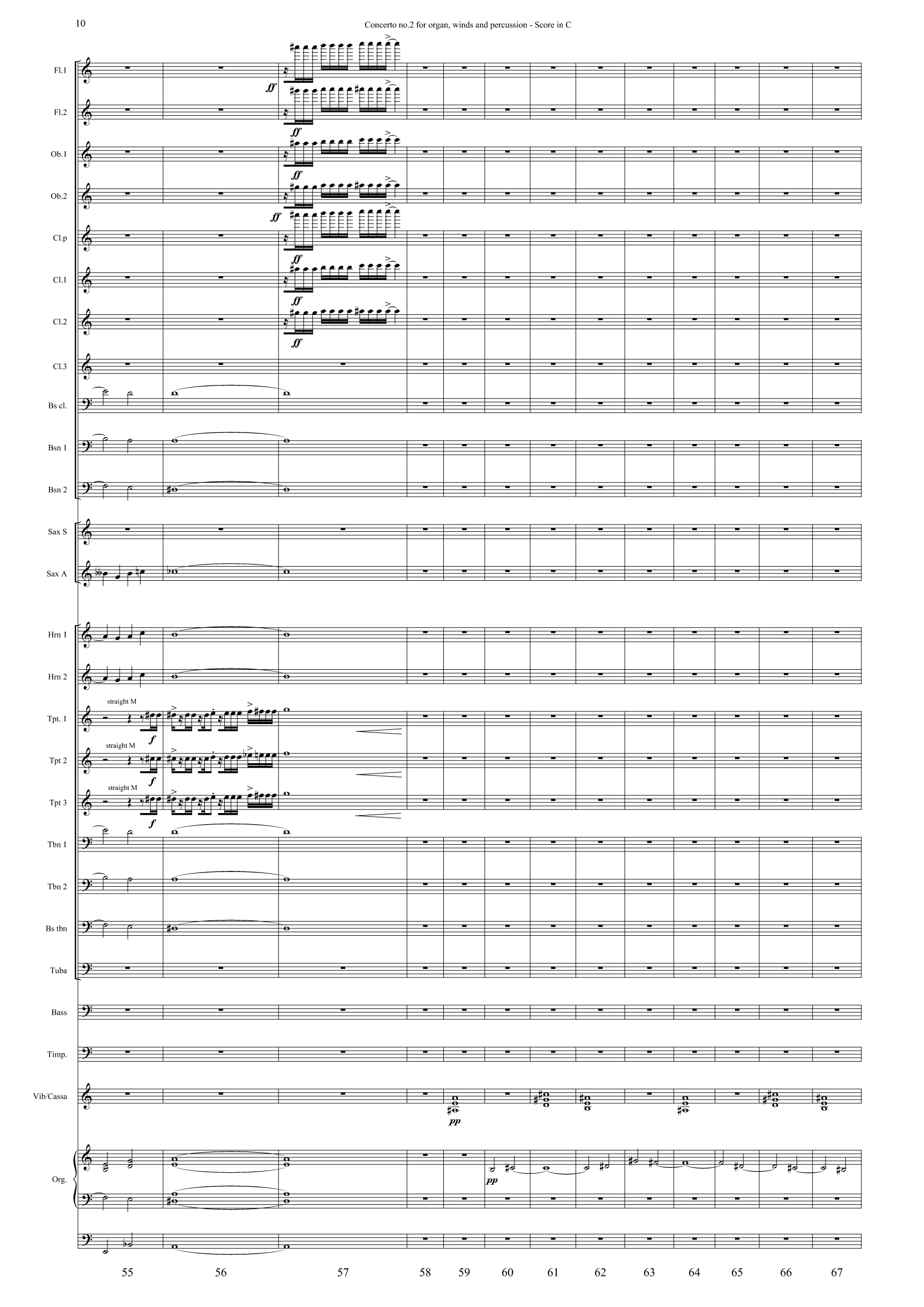 Concerto no. 2 - For organ, winds and percussion - Image 10