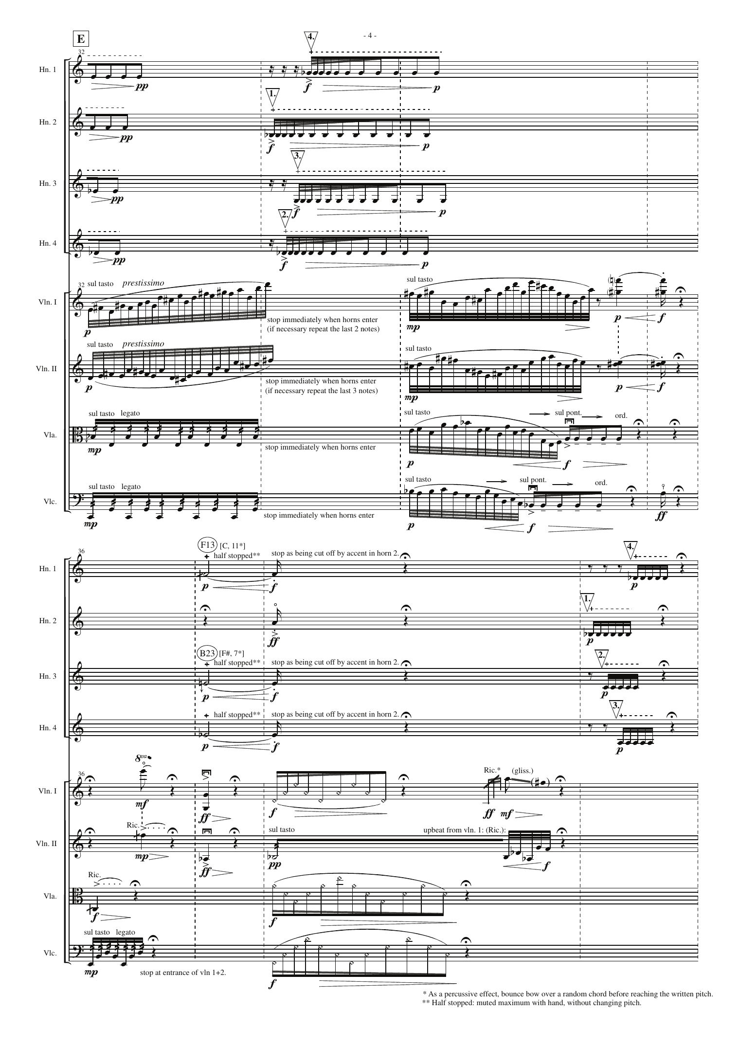 Iris - For 4 Horns and String Quartet - Bilde 6