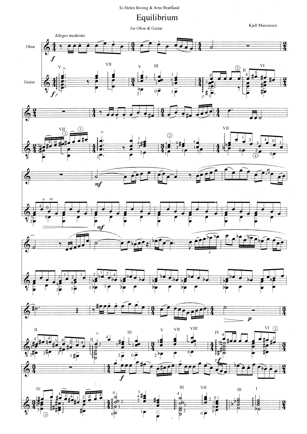 Equilibrium for Oboe & Guitar - Image 3