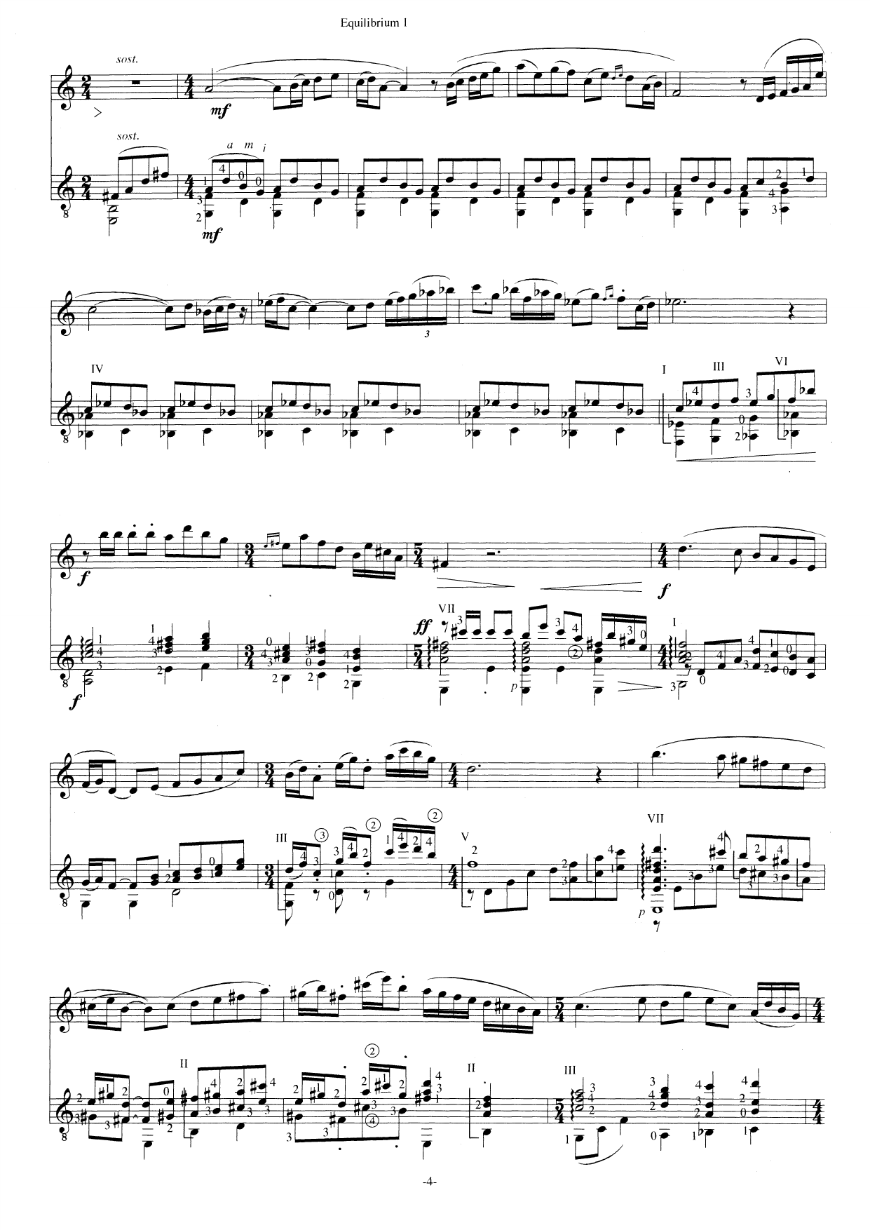Equilibrium for Oboe & Guitar - Image 6
