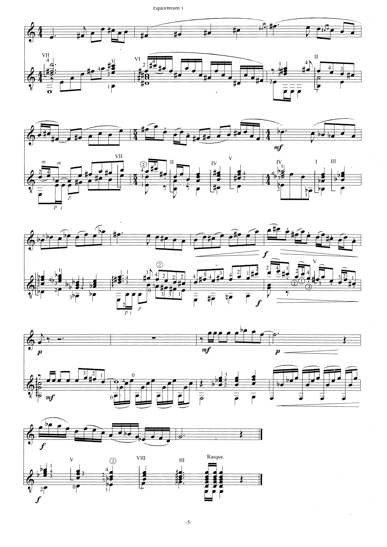 Equilibrium for Oboe & Guitar - Image 7