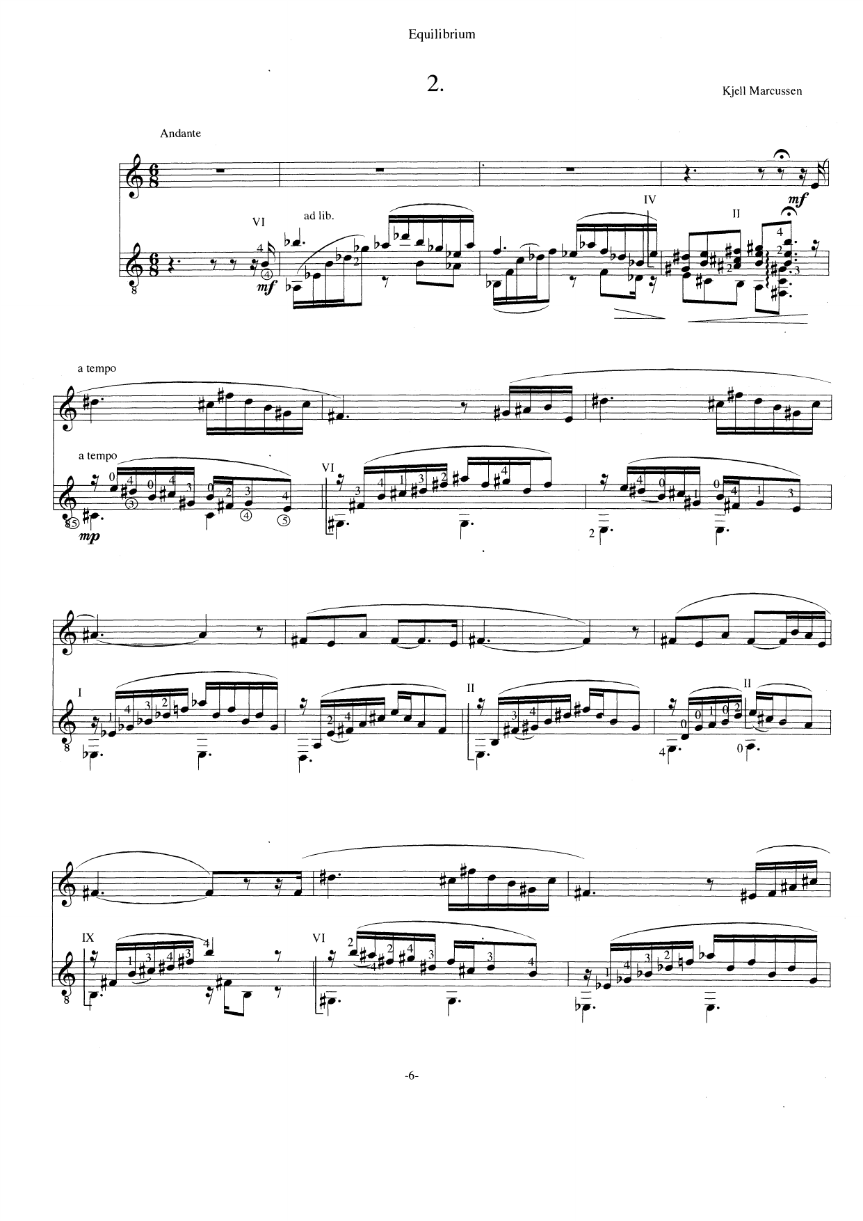 Equilibrium for Oboe & Guitar - Image 8