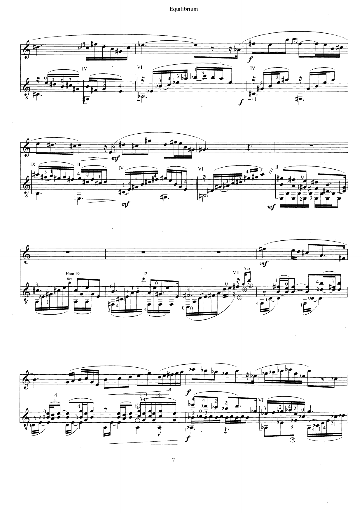 Equilibrium for Oboe & Guitar - Image 9