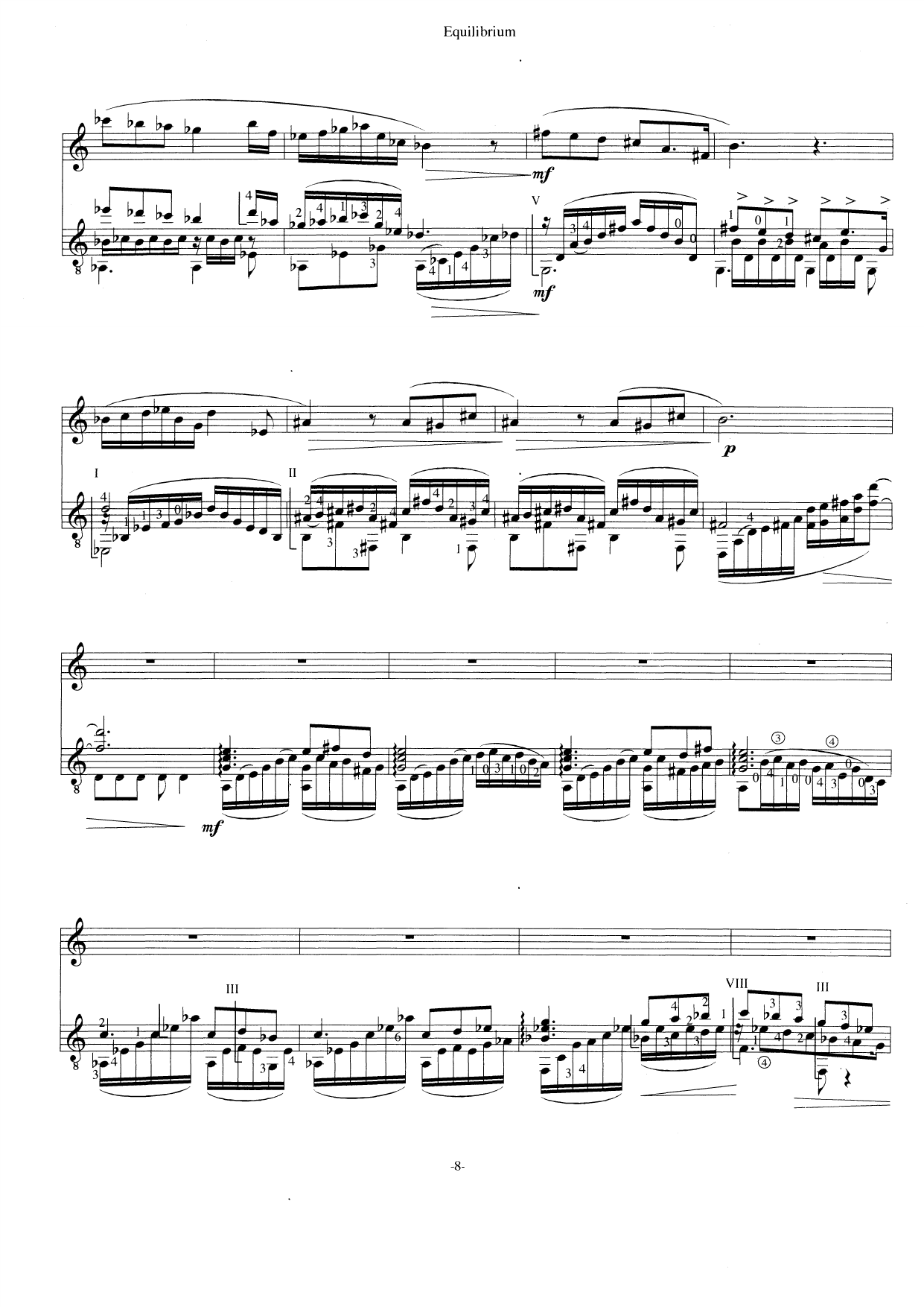 Equilibrium for Oboe & Guitar - Image 10