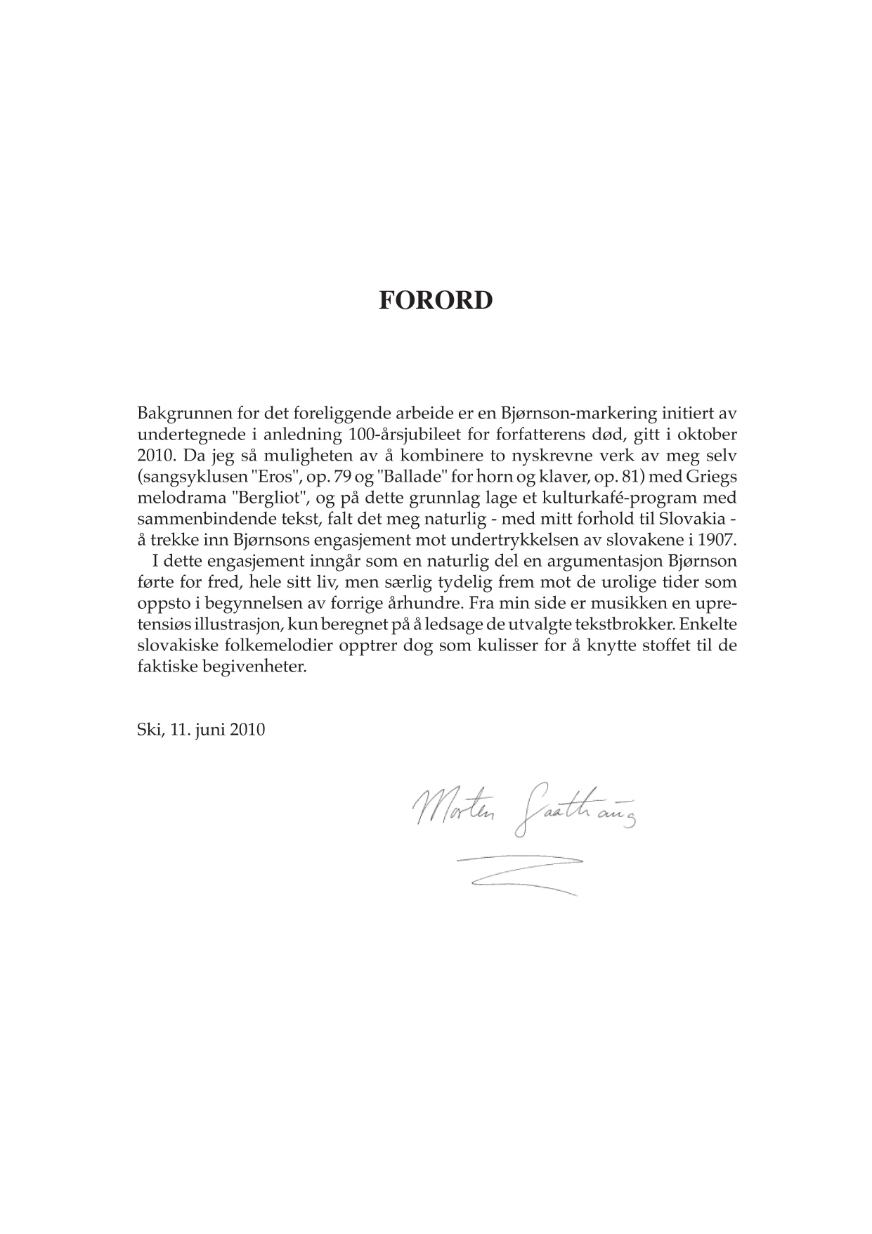 Bjørnson taler om fred - Montasje for resitasjon og klaver - Image 3