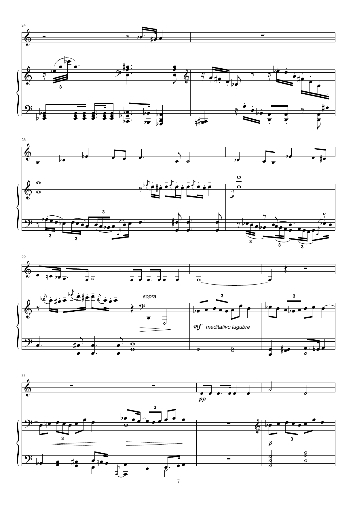 Ballade - For horn (F) and piano, Op. 81 - Image 7