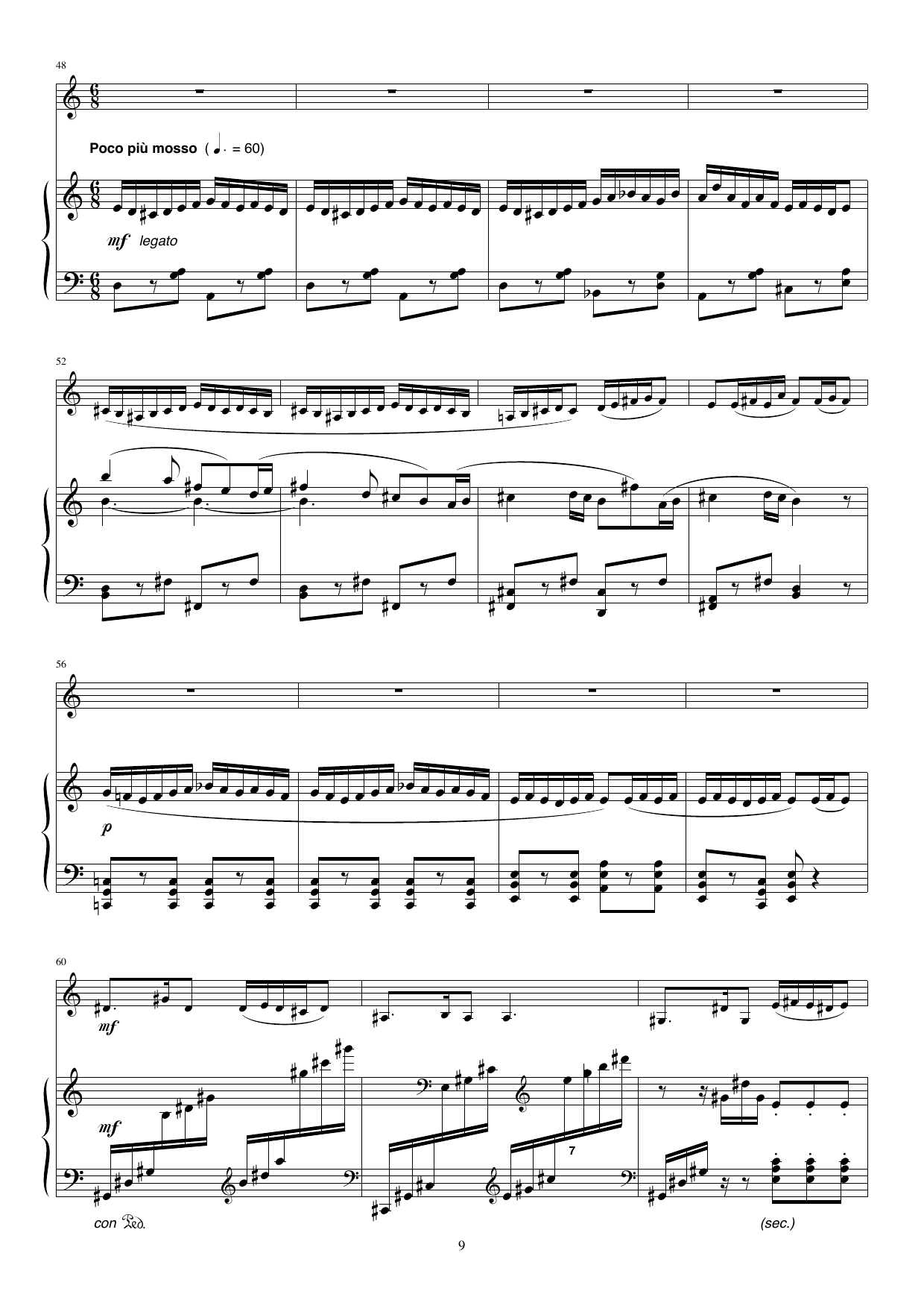 Ballade - For horn (F) and piano, Op. 81 - Image 9