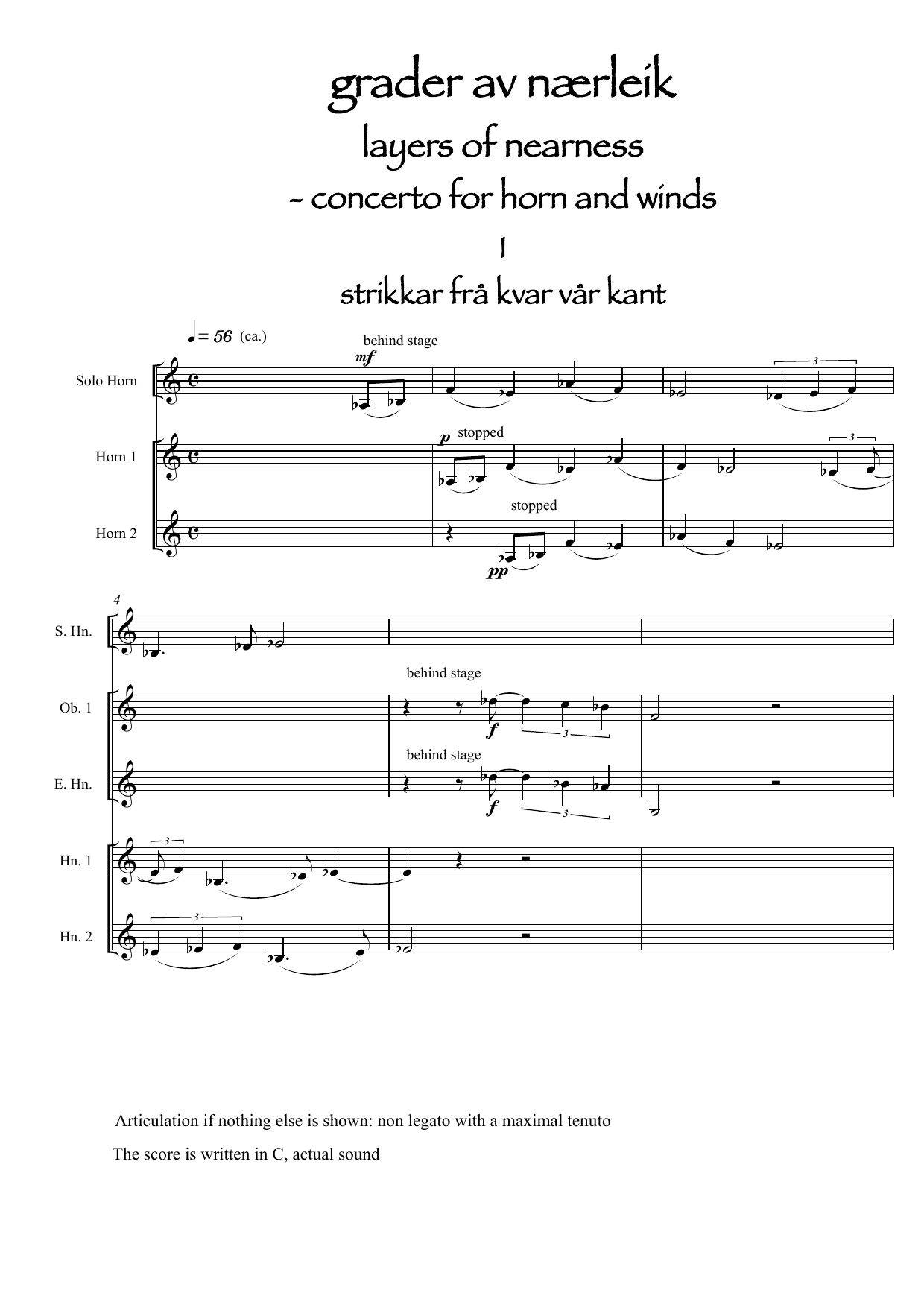 layers of nearness - concerto for horn and winds - Image 3