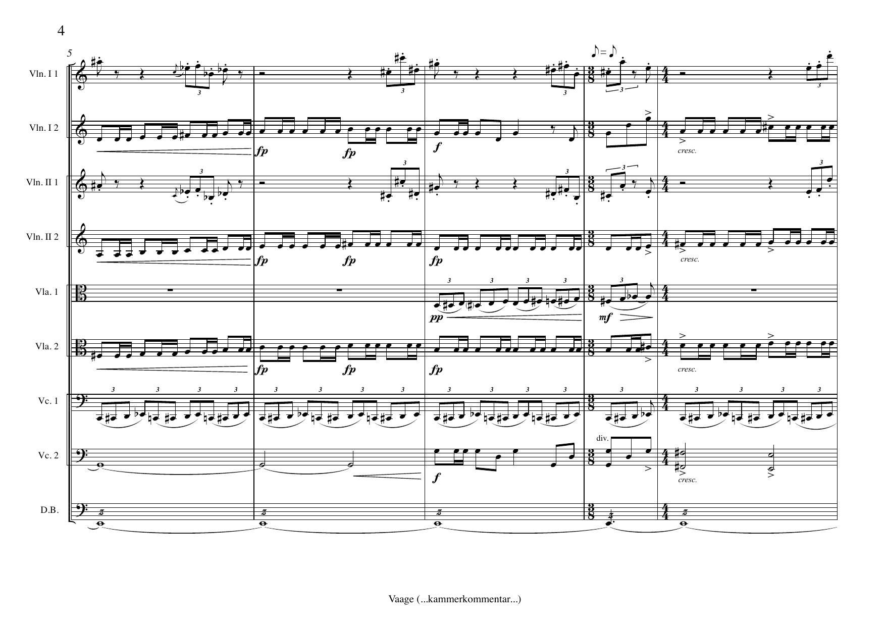 Chamber Comments II - For chamber orchestra - Image 4