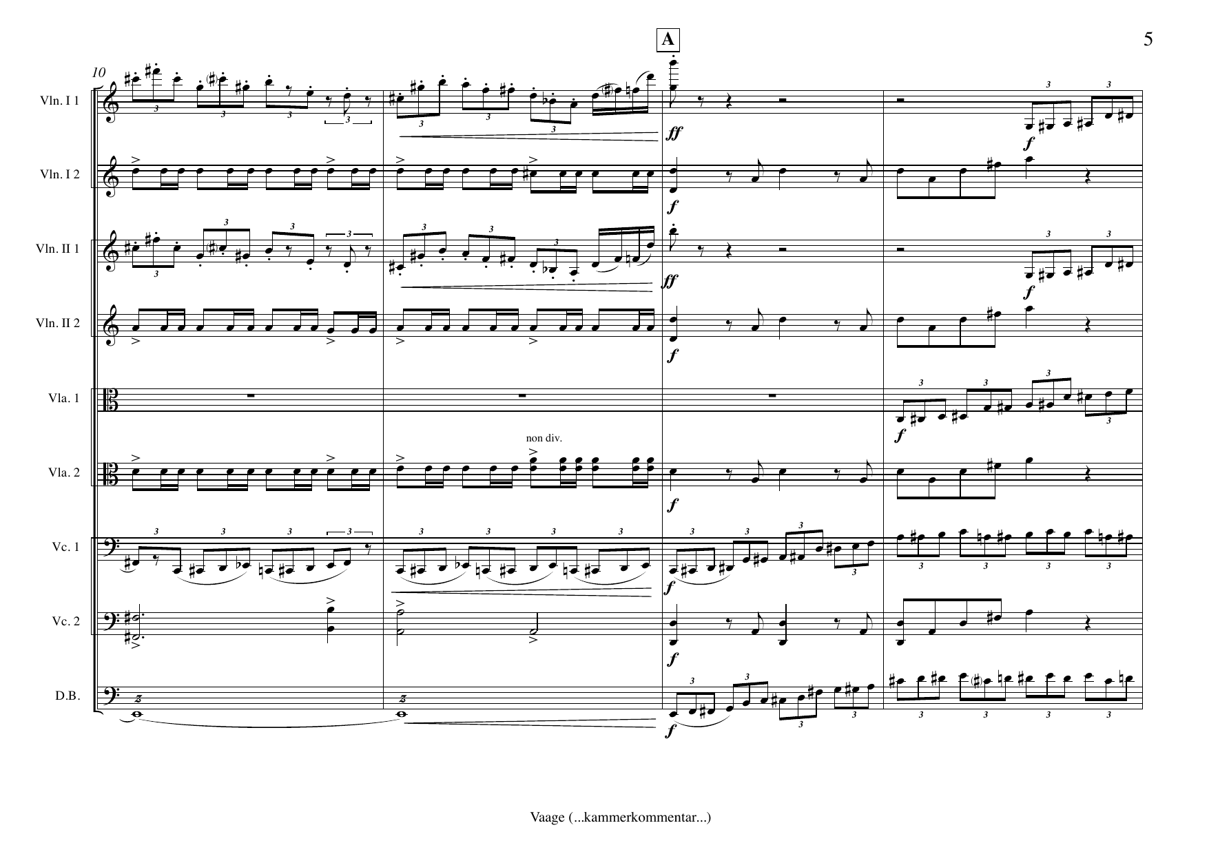 Chamber Comments II - For chamber orchestra - Image 5