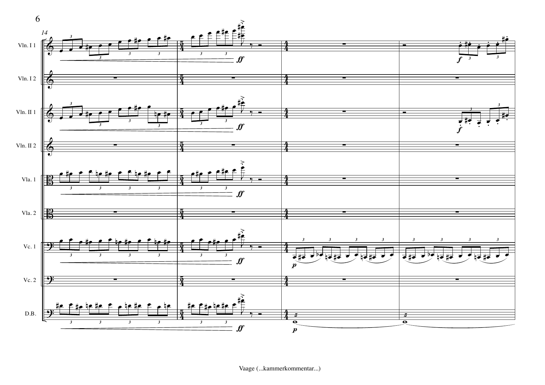 Chamber Comments II - For chamber orchestra - Image 6